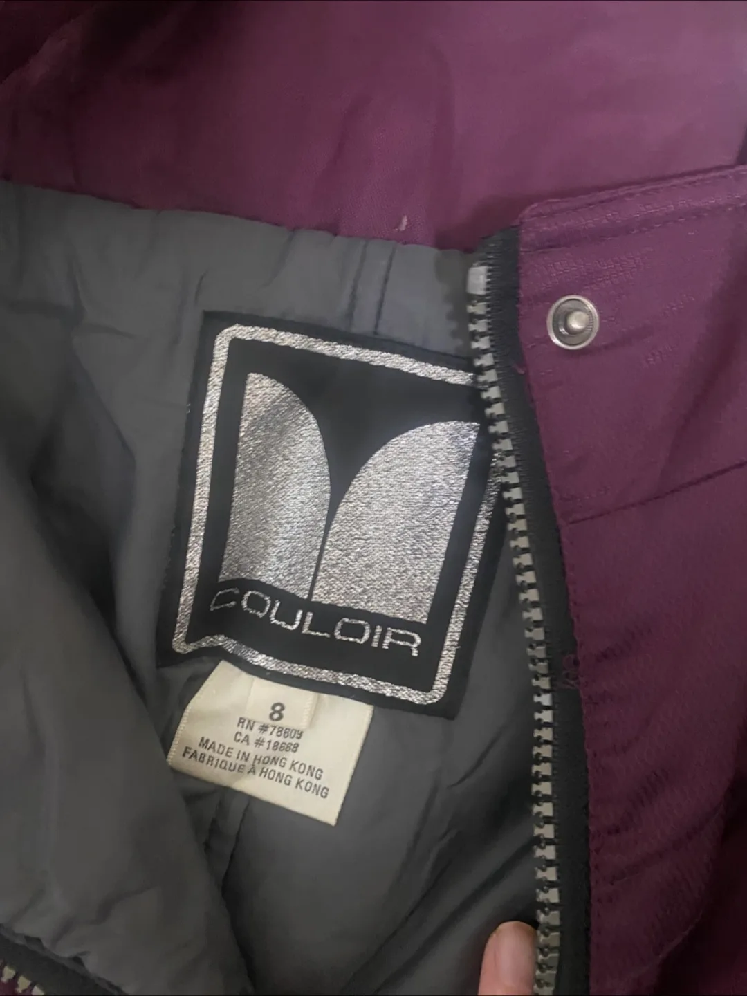 Couloir Women’s Purple Ski Jacket & Pants Set - Size Small image indicator(4)