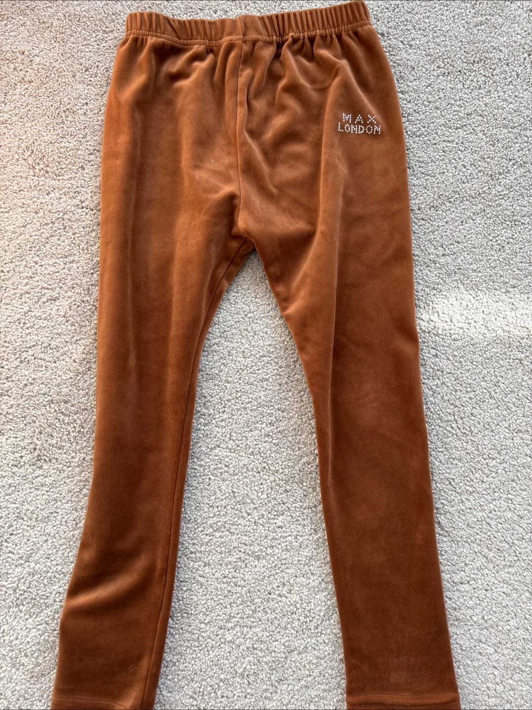Max London Brown Velvet Pants image indicator(2)