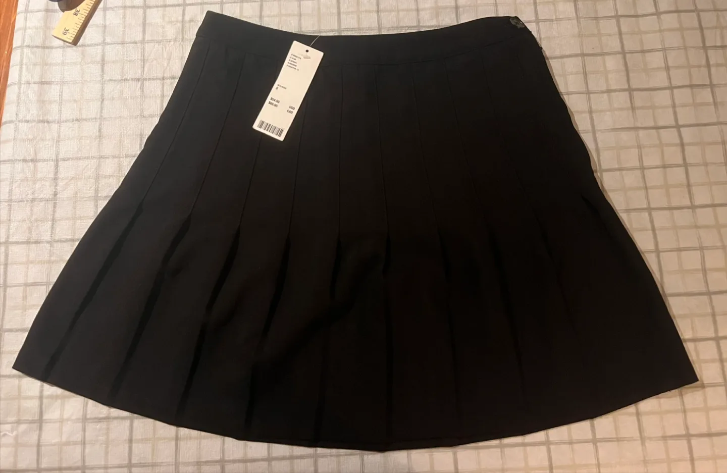 Urban Outfitters Black Pleated Skirt (Small) - New with Tags thumbnail