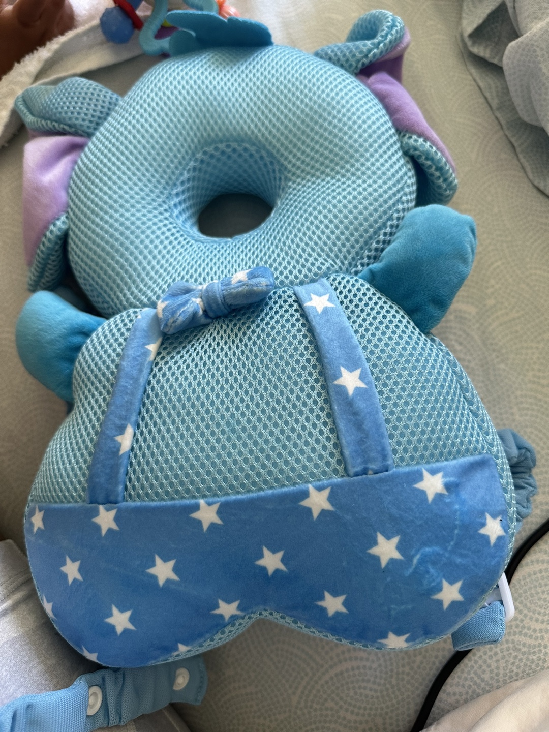 Baby Head Protector - Blue Elephant - photo 2