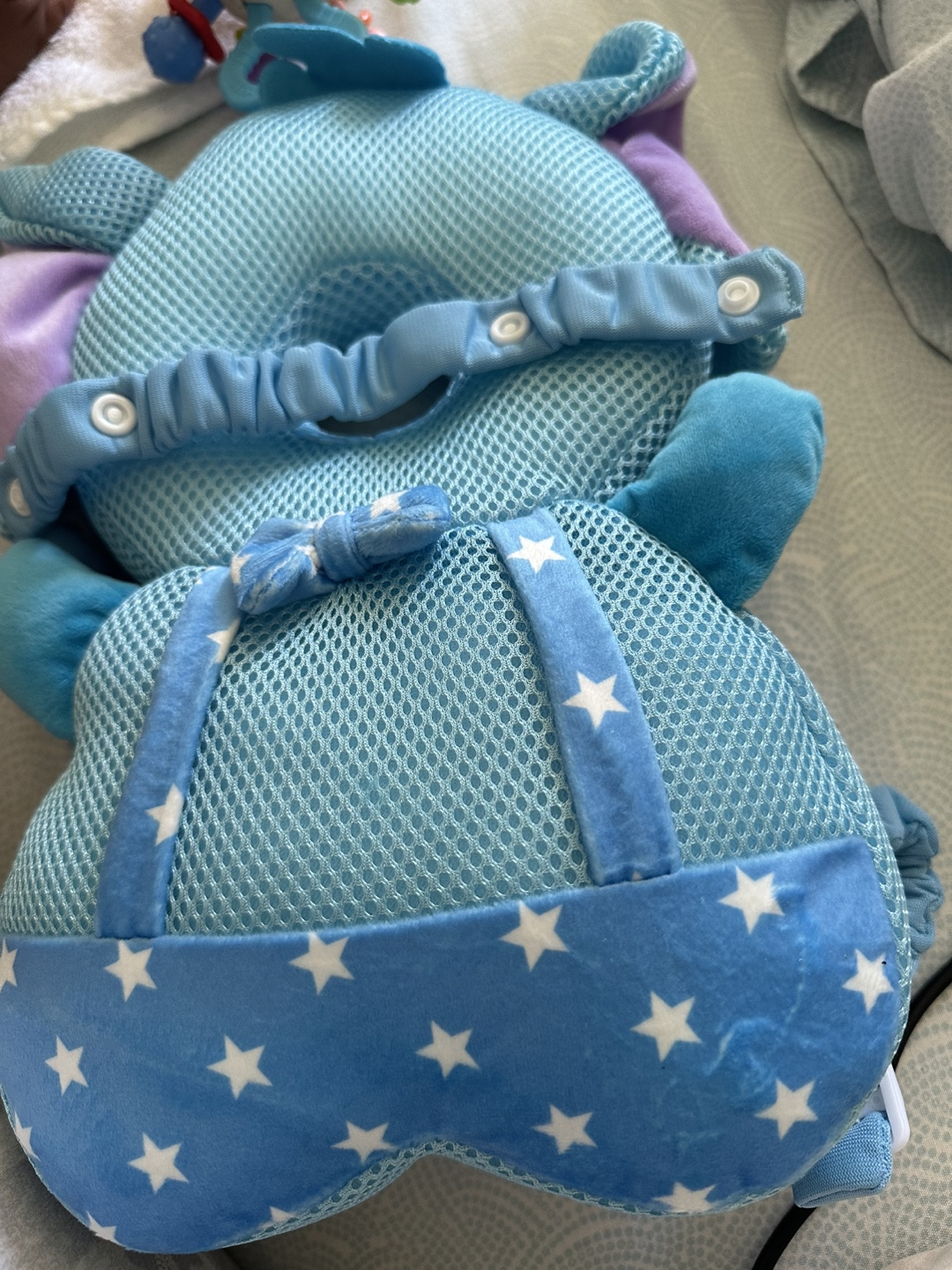 Baby Head Protector - Blue Elephant - photo 4