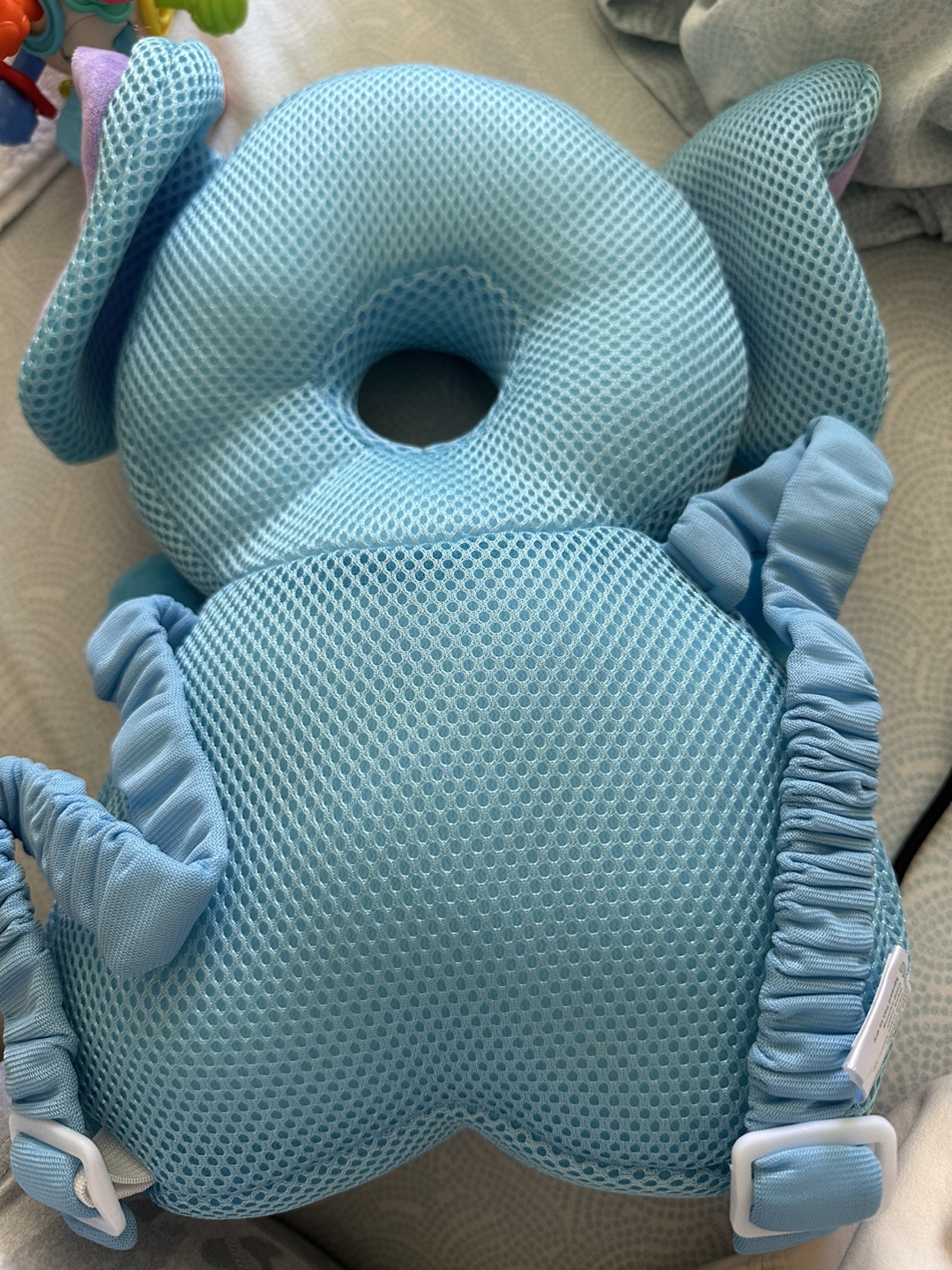 Baby Head Protector - Blue Elephant - photo 3