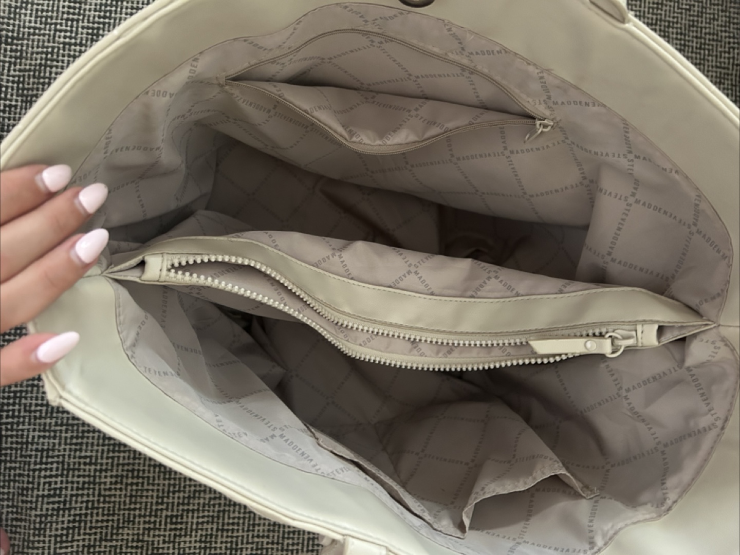 Steve Madden Tote Bag - Cream Colour - photo 3