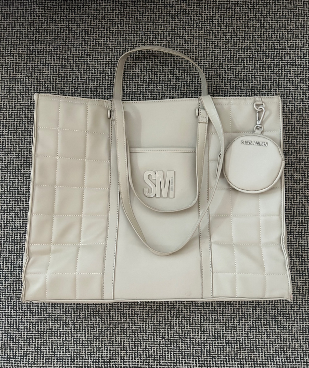 Steve Madden Tote Bag - Cream Colour