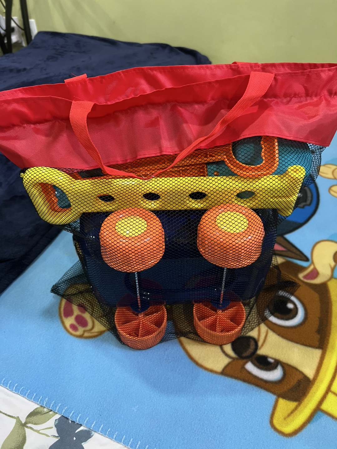 Beach Toys Set with Wagon and Mesh Bag