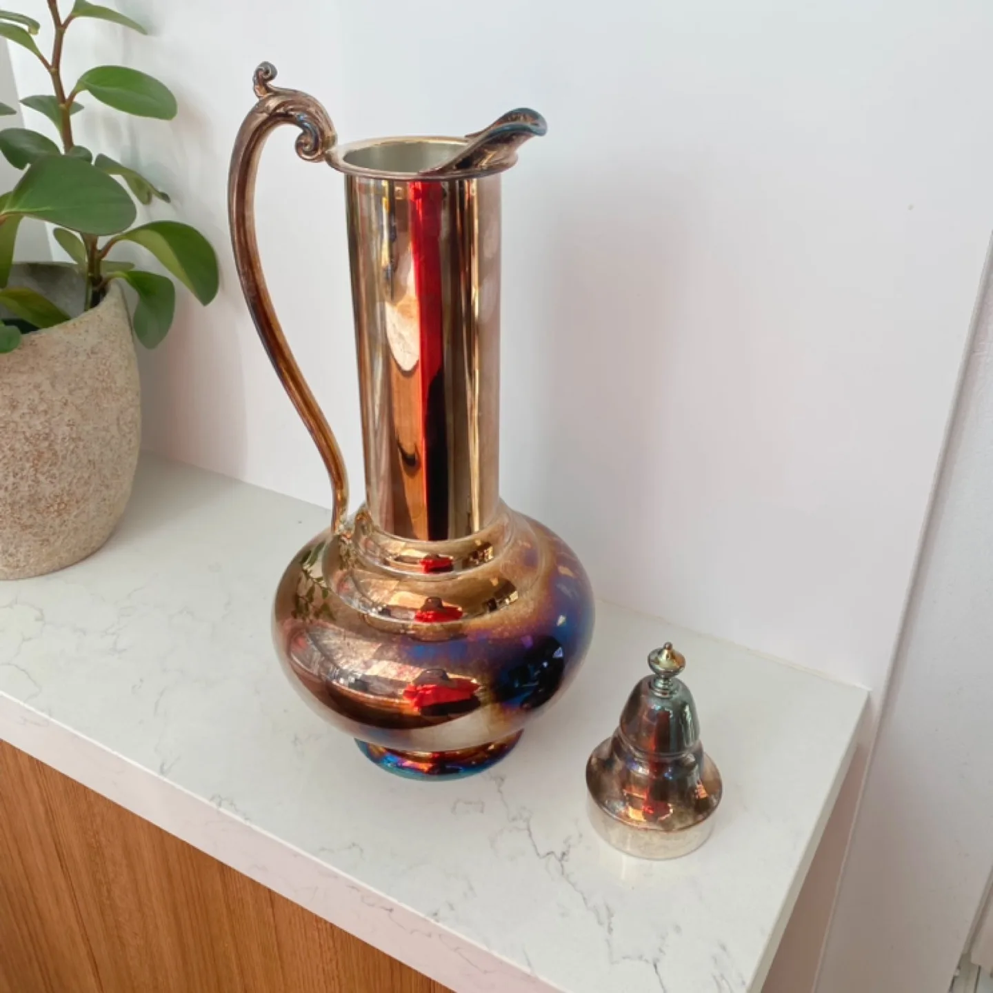 Vintage Silver Plated Water Pitcher image indicator(4)