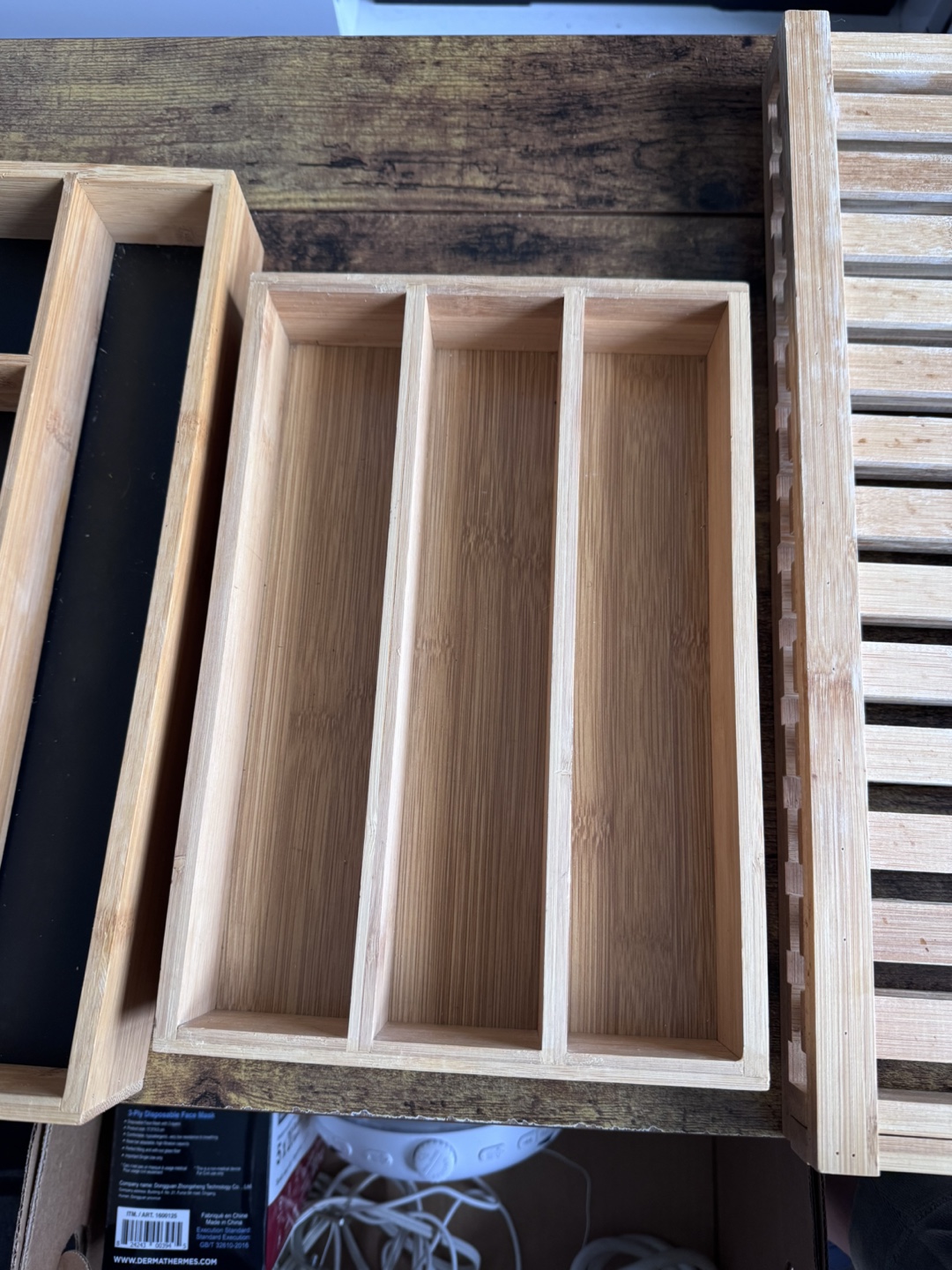 Bamboo Drawer Organizer