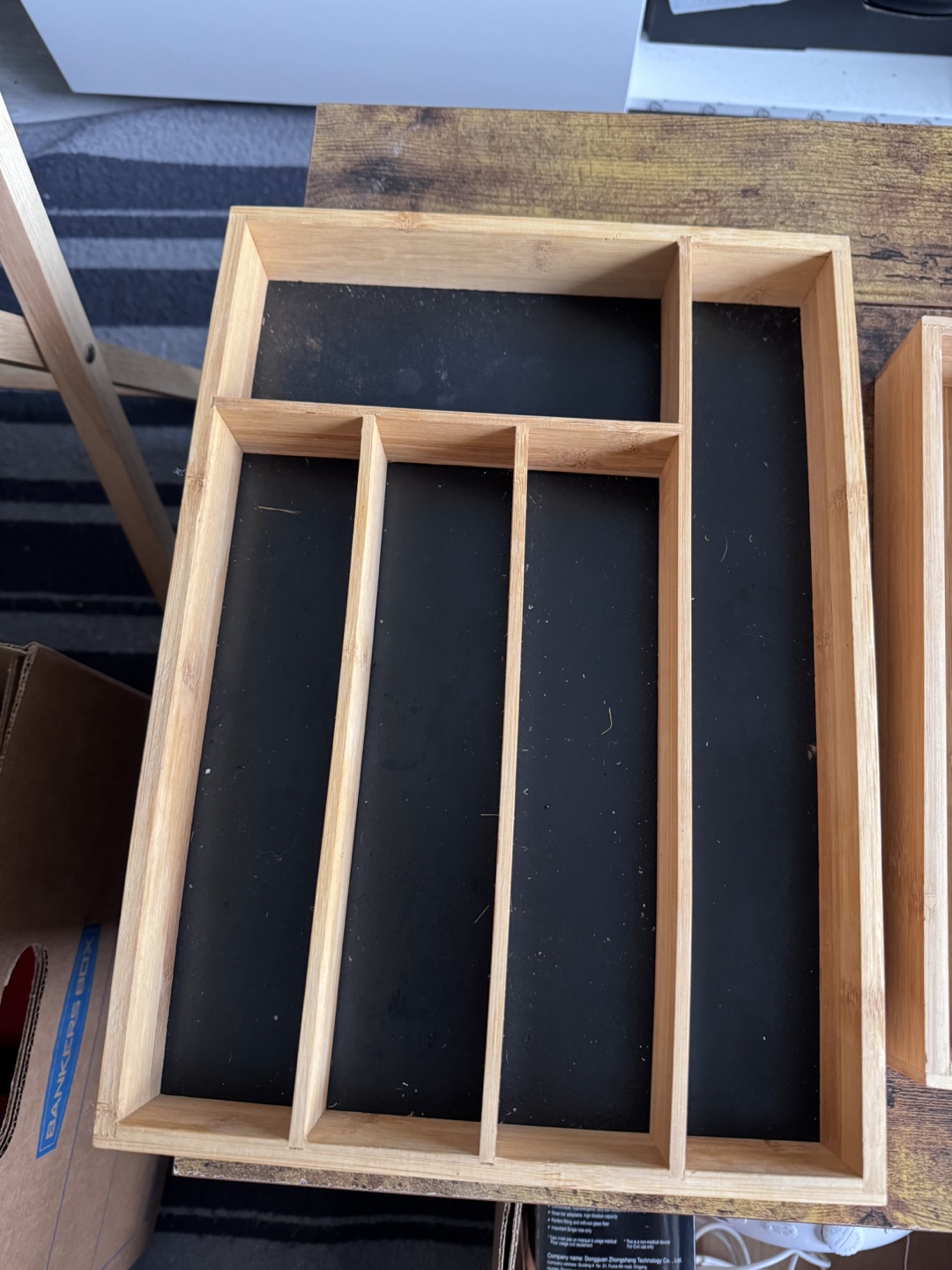 Bamboo Cutlery Drawer Organizer