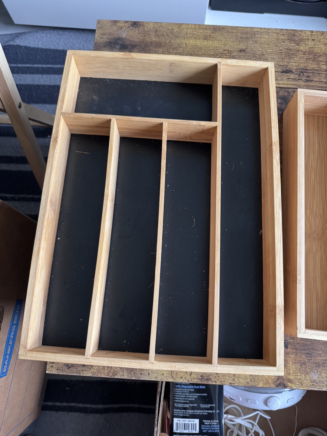 Bamboo Cutlery Drawer Organizer - photo 2