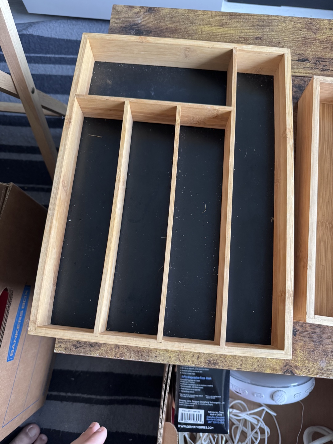 Bamboo Cutlery Drawer Organizer - photo 3