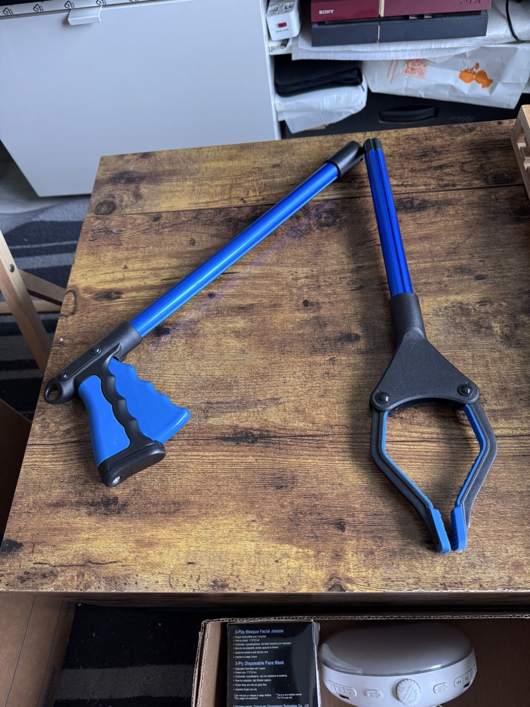Blue Reacher Grabber Tool