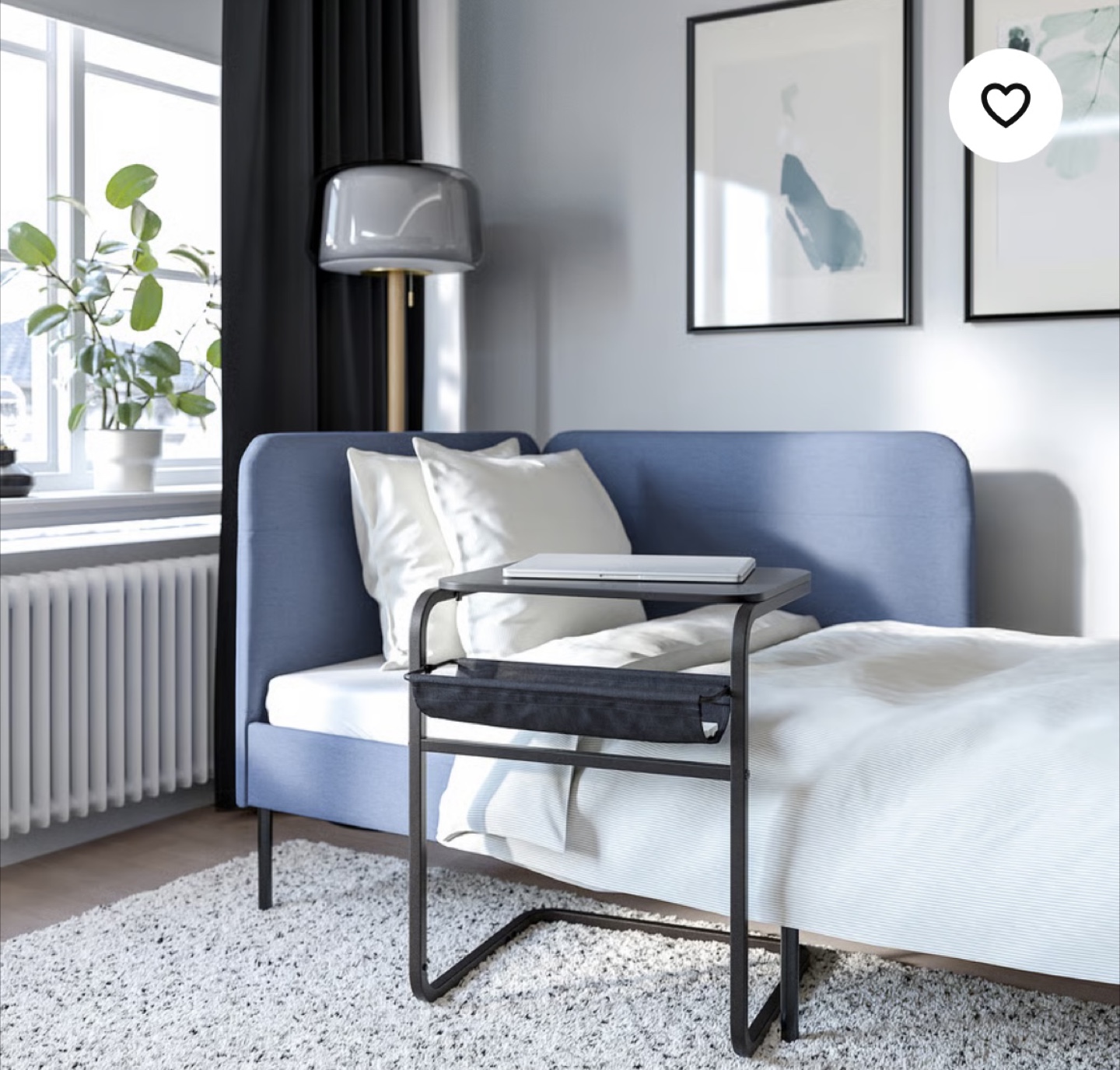 IKEA Tray Table, Black - photo 3