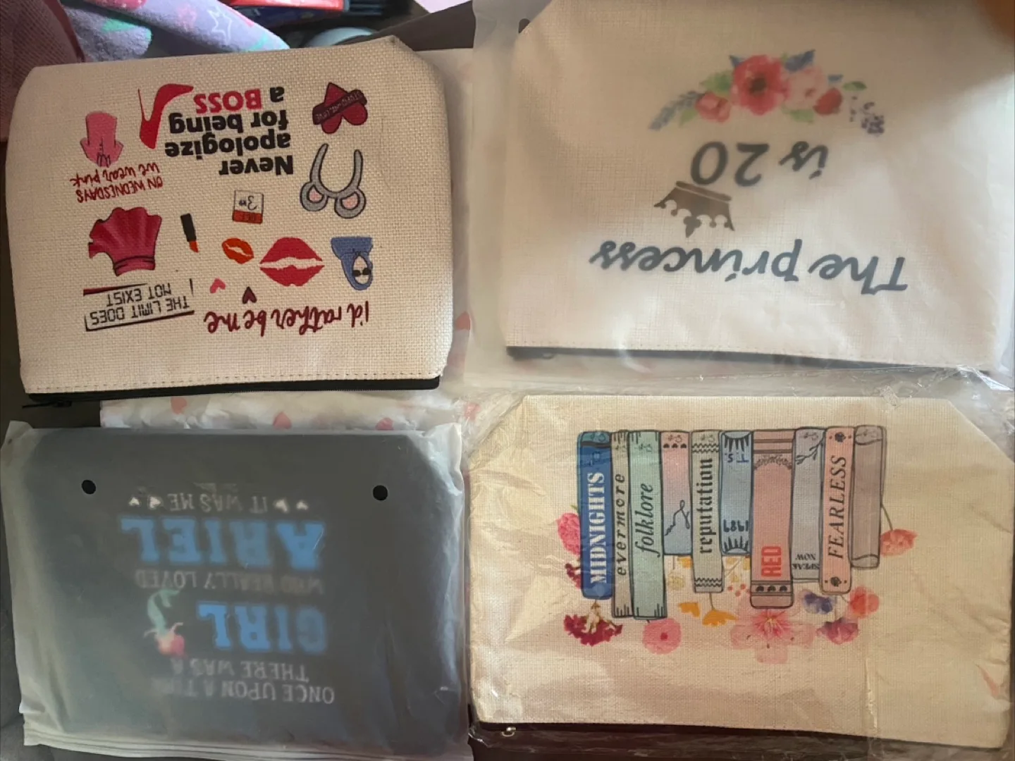 Variety of Cosmetic Zipper Pouches thumbnail