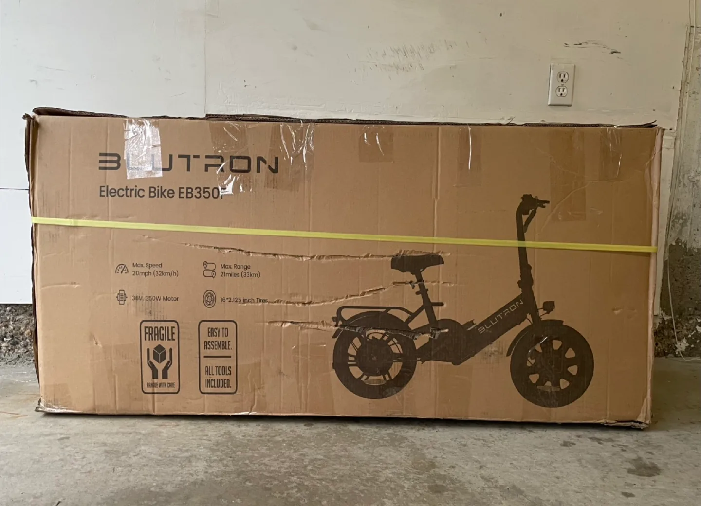 Blutron EB35OF E-Bike (350W / 33km Range / 32km/h Speed) - $565 image indicator(2)