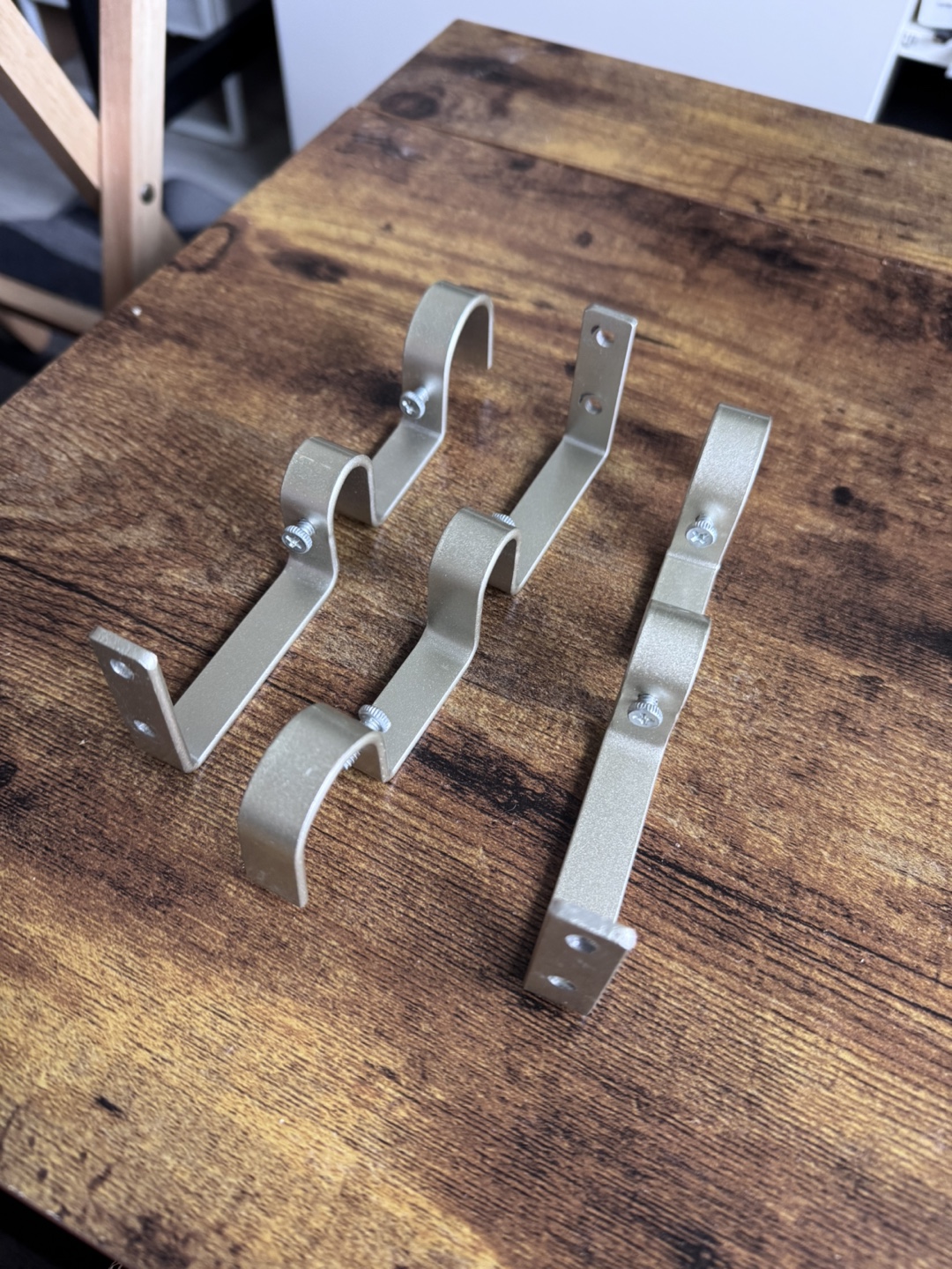 Curtain Rod Brackets - Set of 3