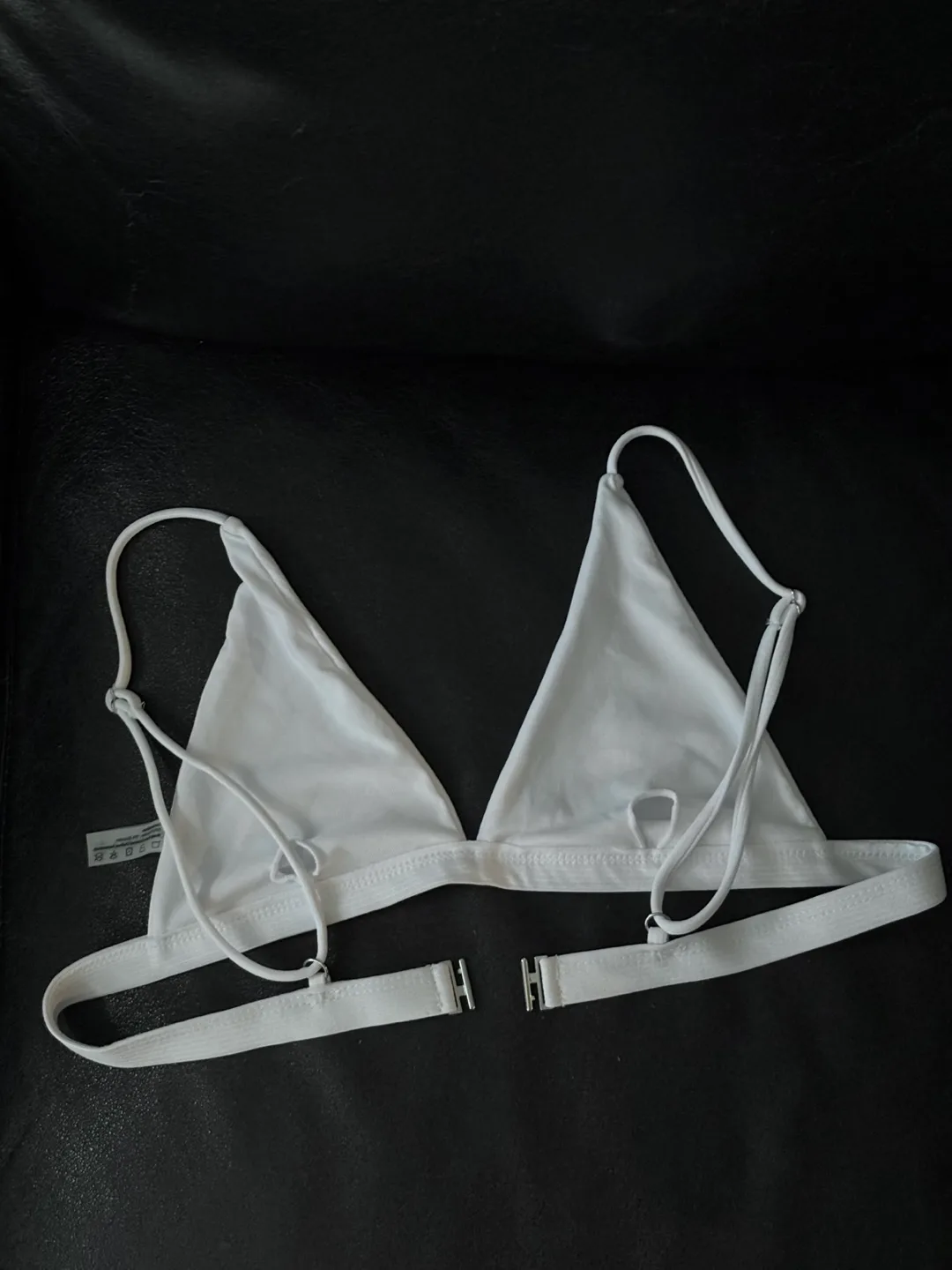 (NEW) Zaful Ribbed White Bikini Set image indicator(3)