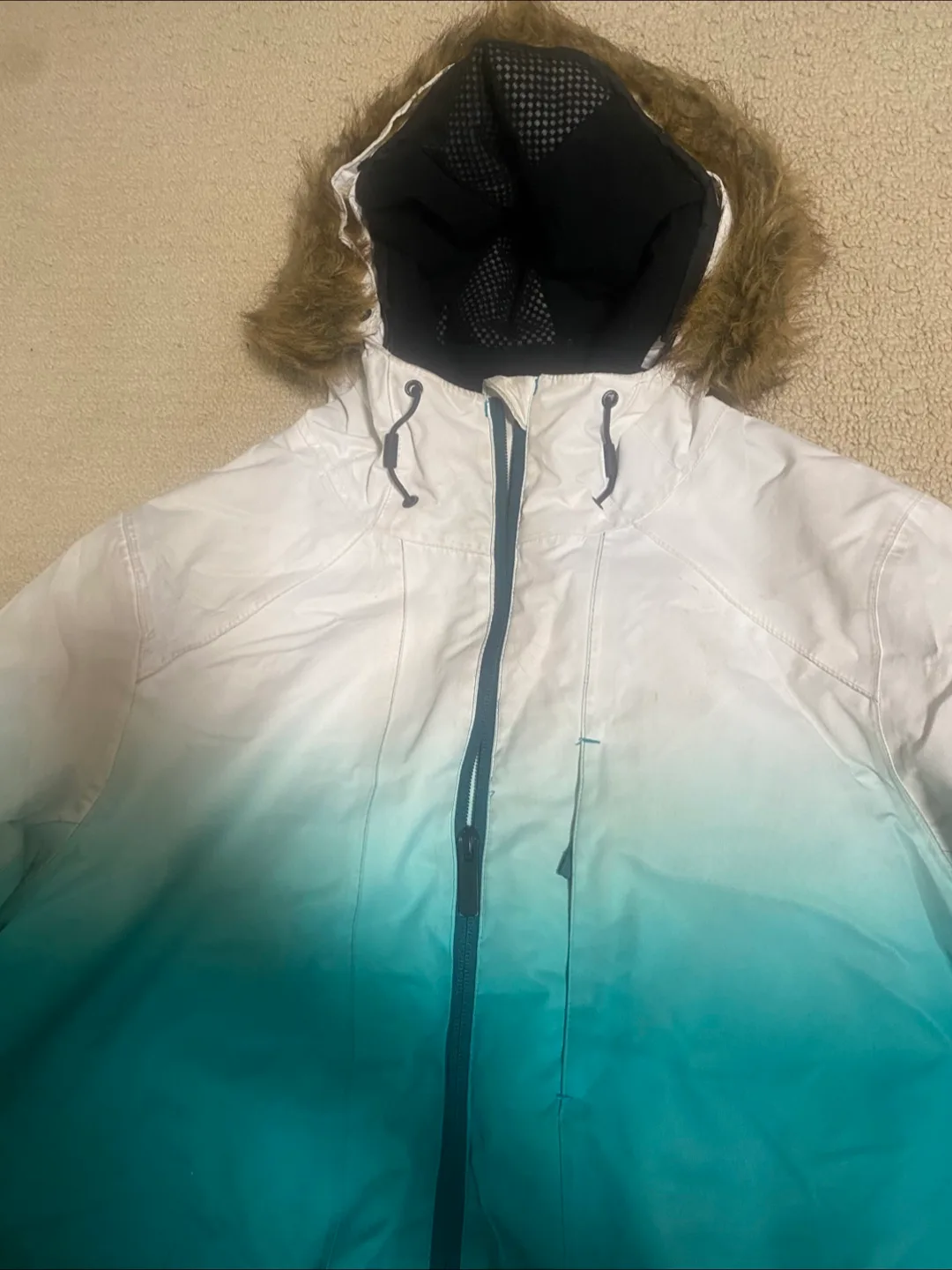 Ripzone Teal Ombre Snowsuit. Ski Jacket and Pants image indicator(4)