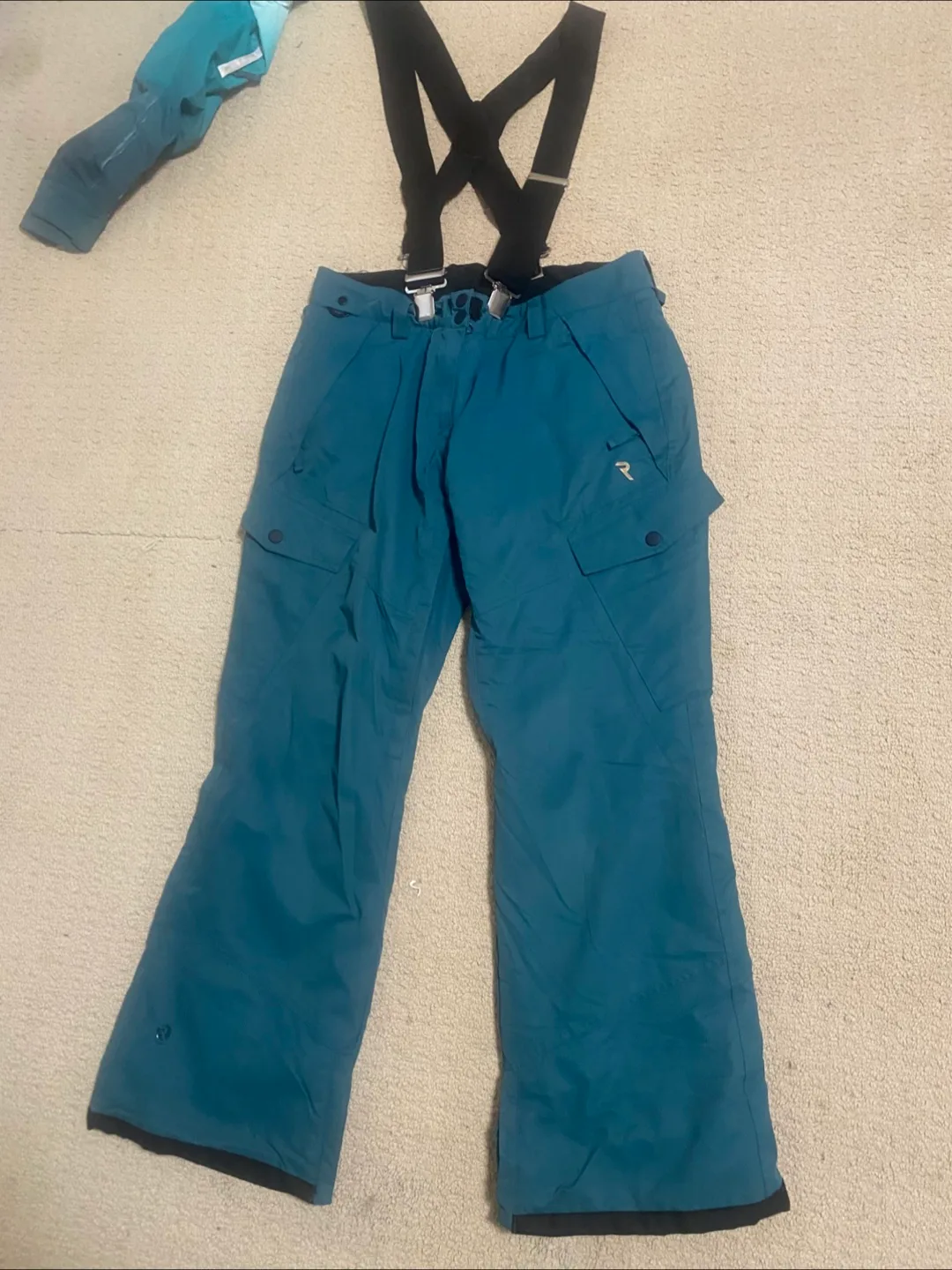 Ripzone Teal Ombre Snowsuit. Ski Jacket and Pants image indicator(6)