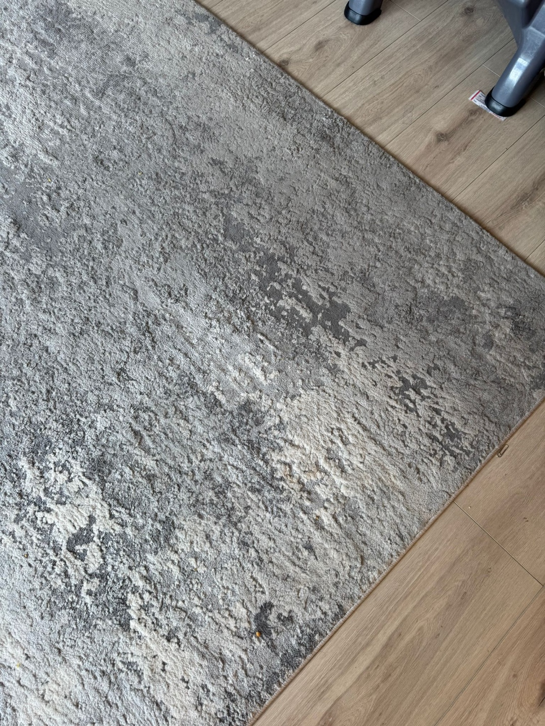 Grey Abstract Area Rug - photo 2