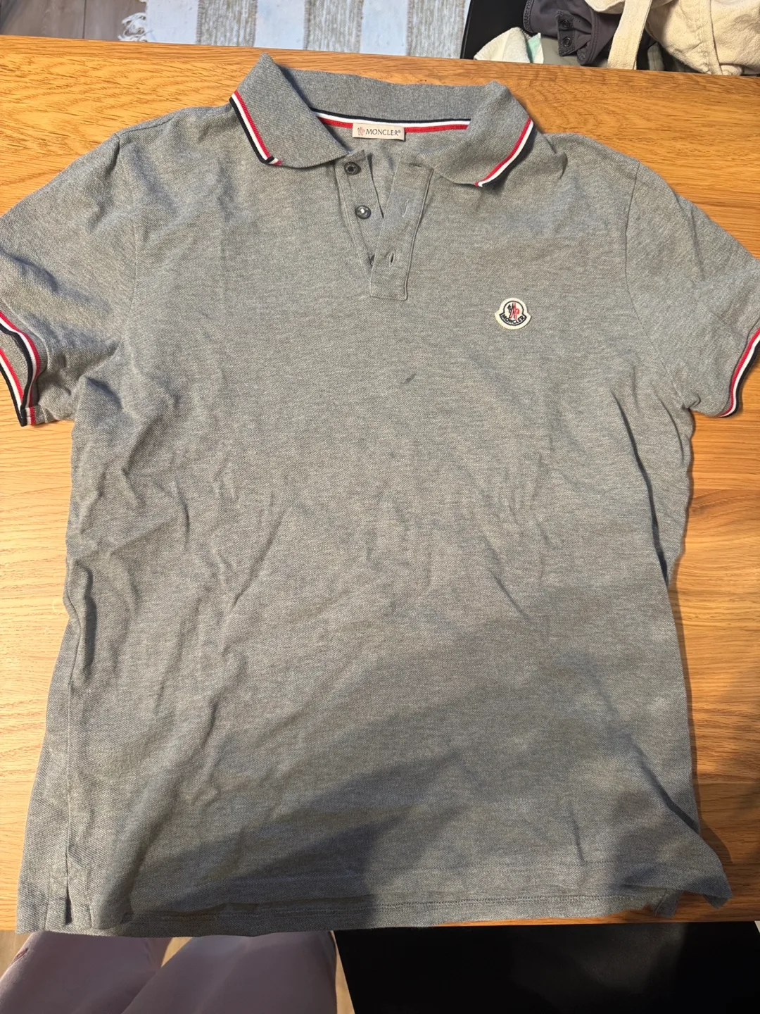 Moncler Tricolor-Trimmed Cotton Piquet Polo Shirt thumbnail