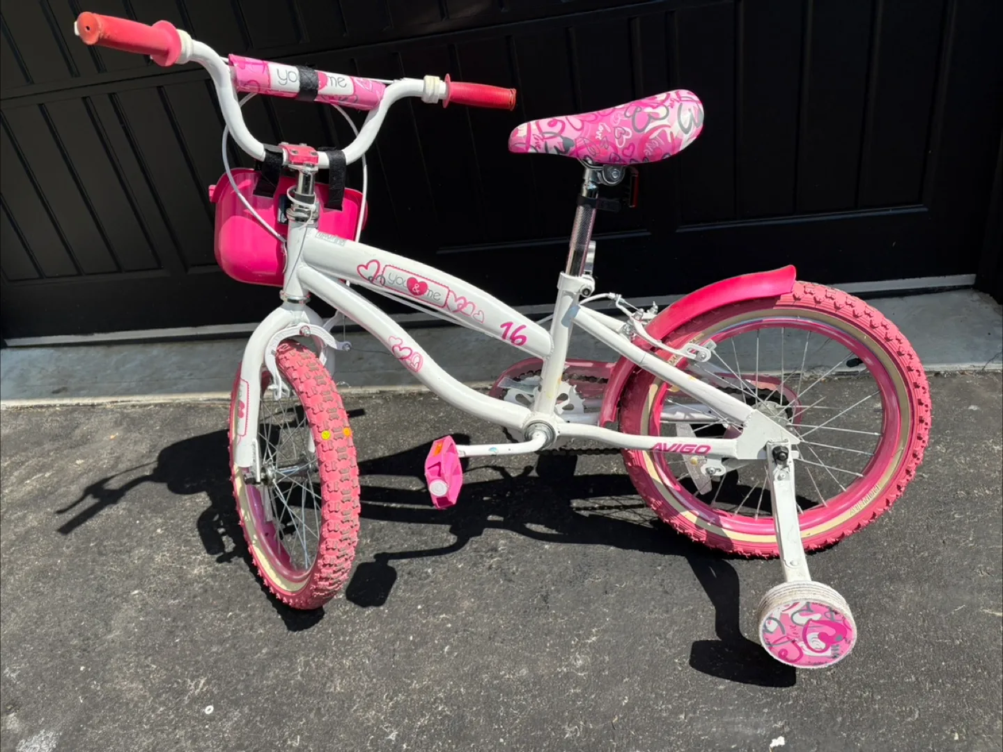 Bike - Avigo 16" Girls Bike - Pink & White image indicator(2)