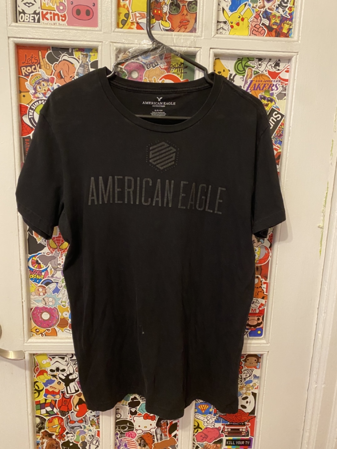 American Eagle Outfitters Black Tee - Size S 🥕