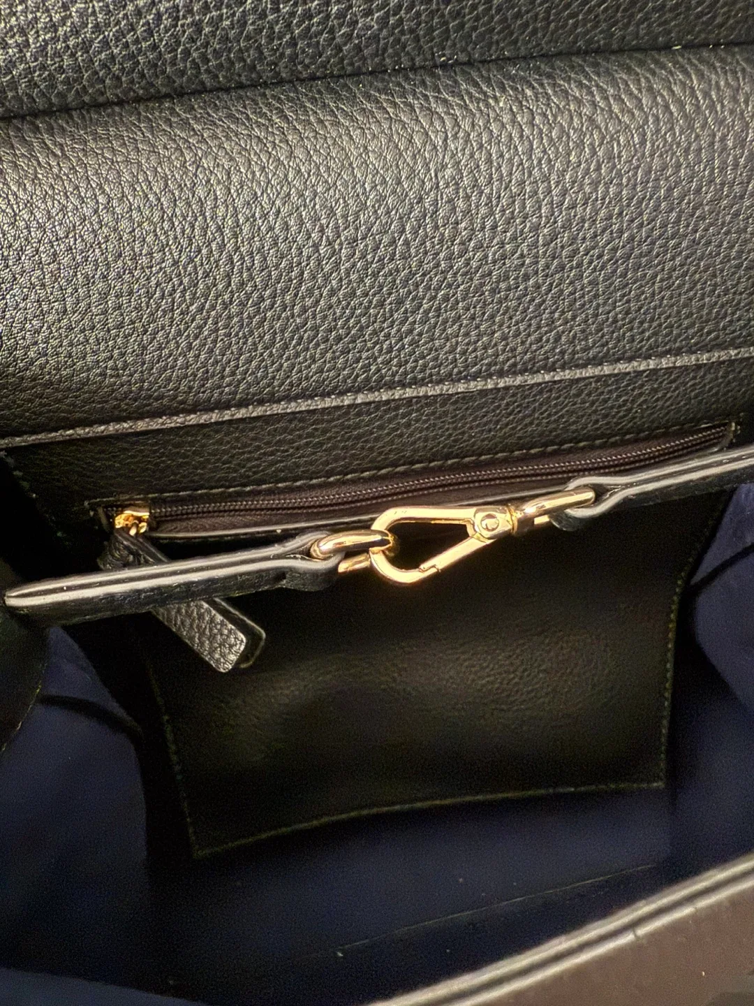 French Connection Black Leather Backpack image indicator(3)