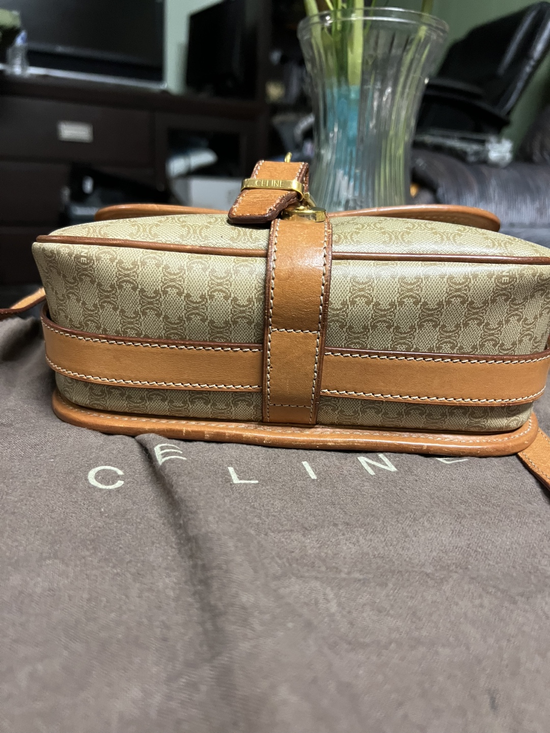 CELINE MACADAM CROSSBODY Celine Paris Made in Italy Handbag - photo 5