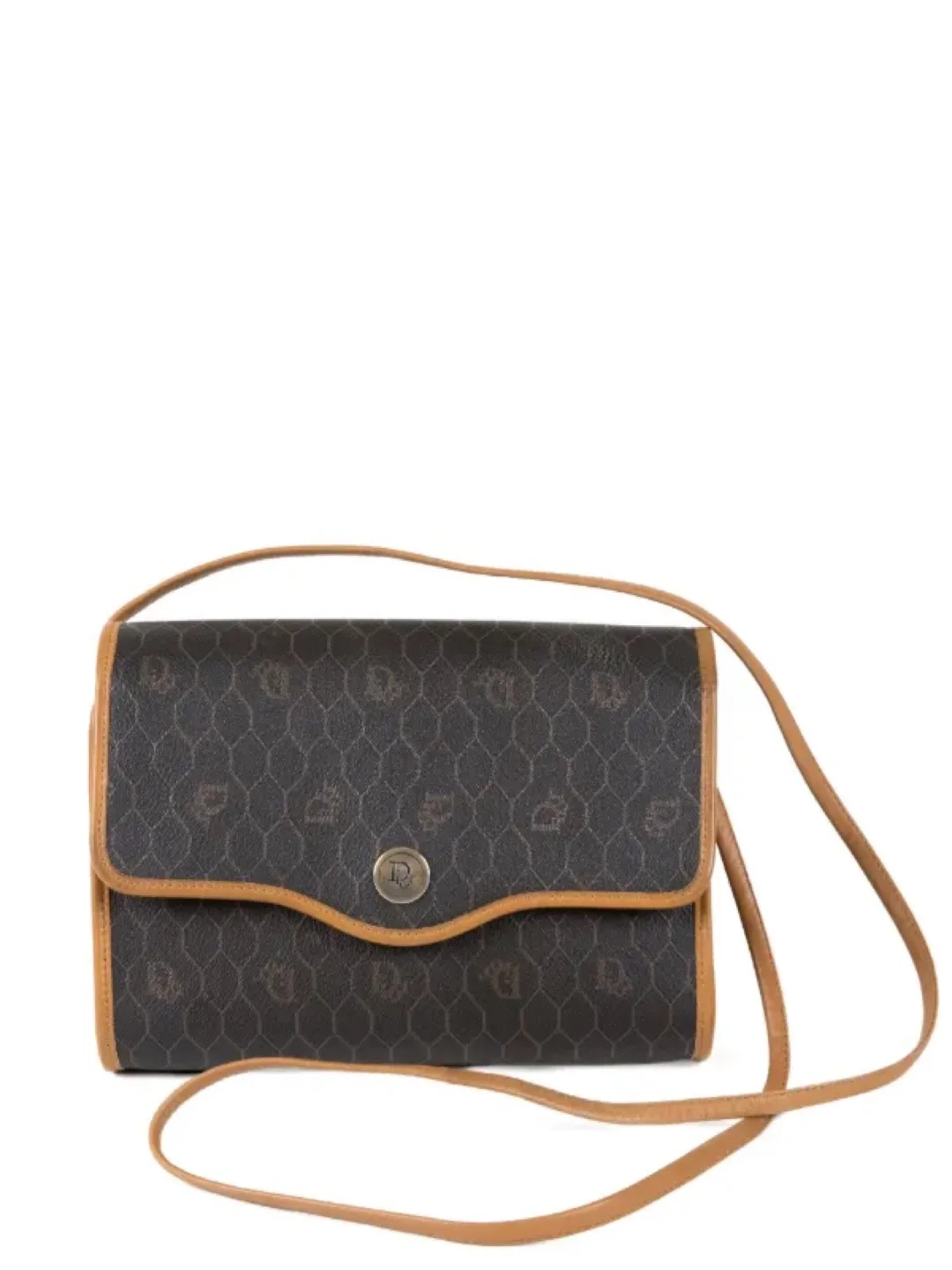 Christian Dior Brown Monograme Shoulder Bag image indicator(2)