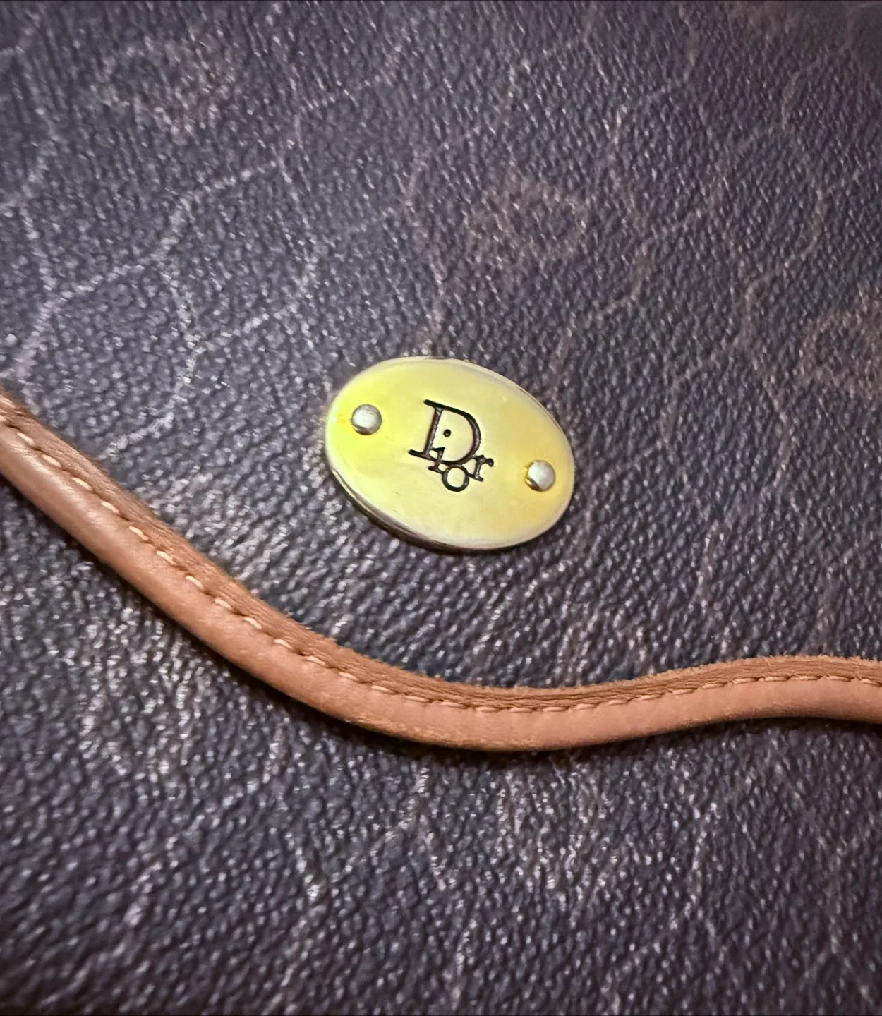 Christian Dior Brown Monograme Shoulder Bag image indicator(5)