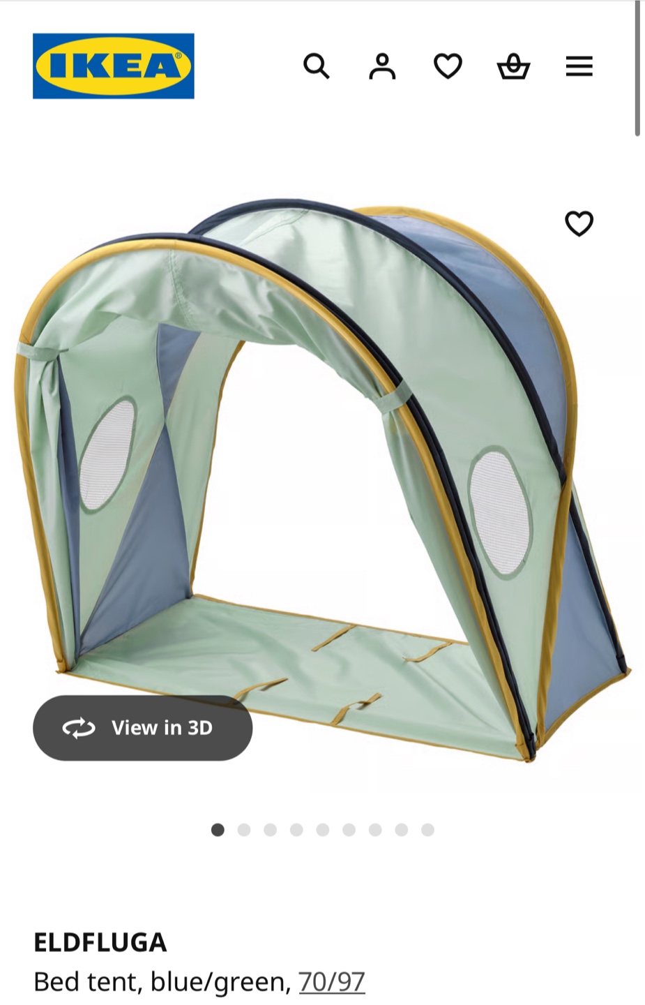 IKEA - kids bed tent