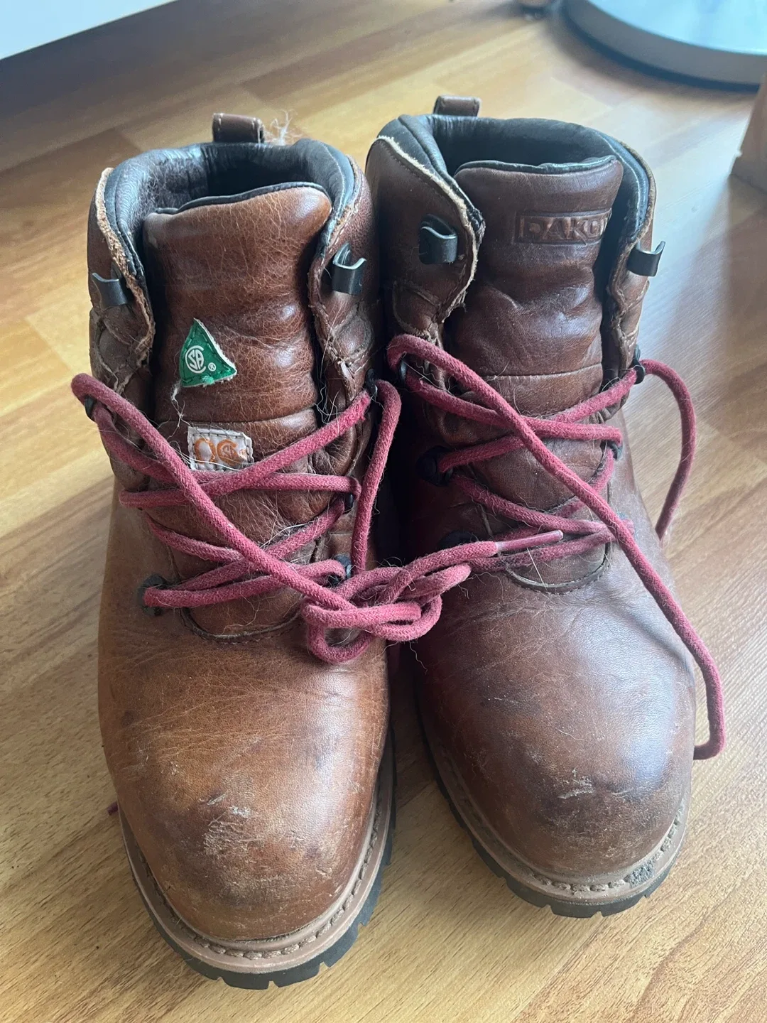 Dakota Brown Leather Work Boots - Size 7 image indicator(2)