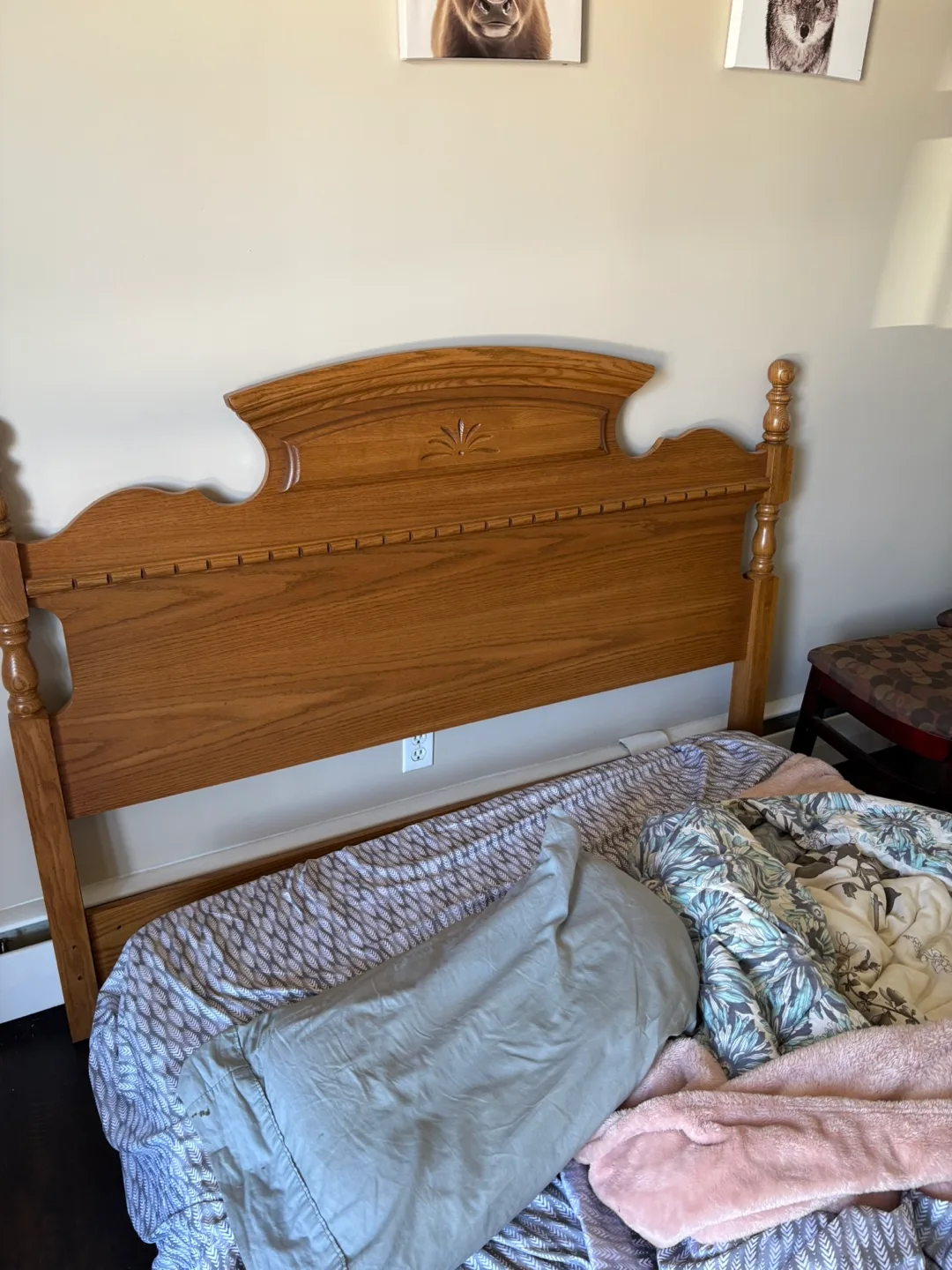 Wooden Headboard - Queen Size thumbnail