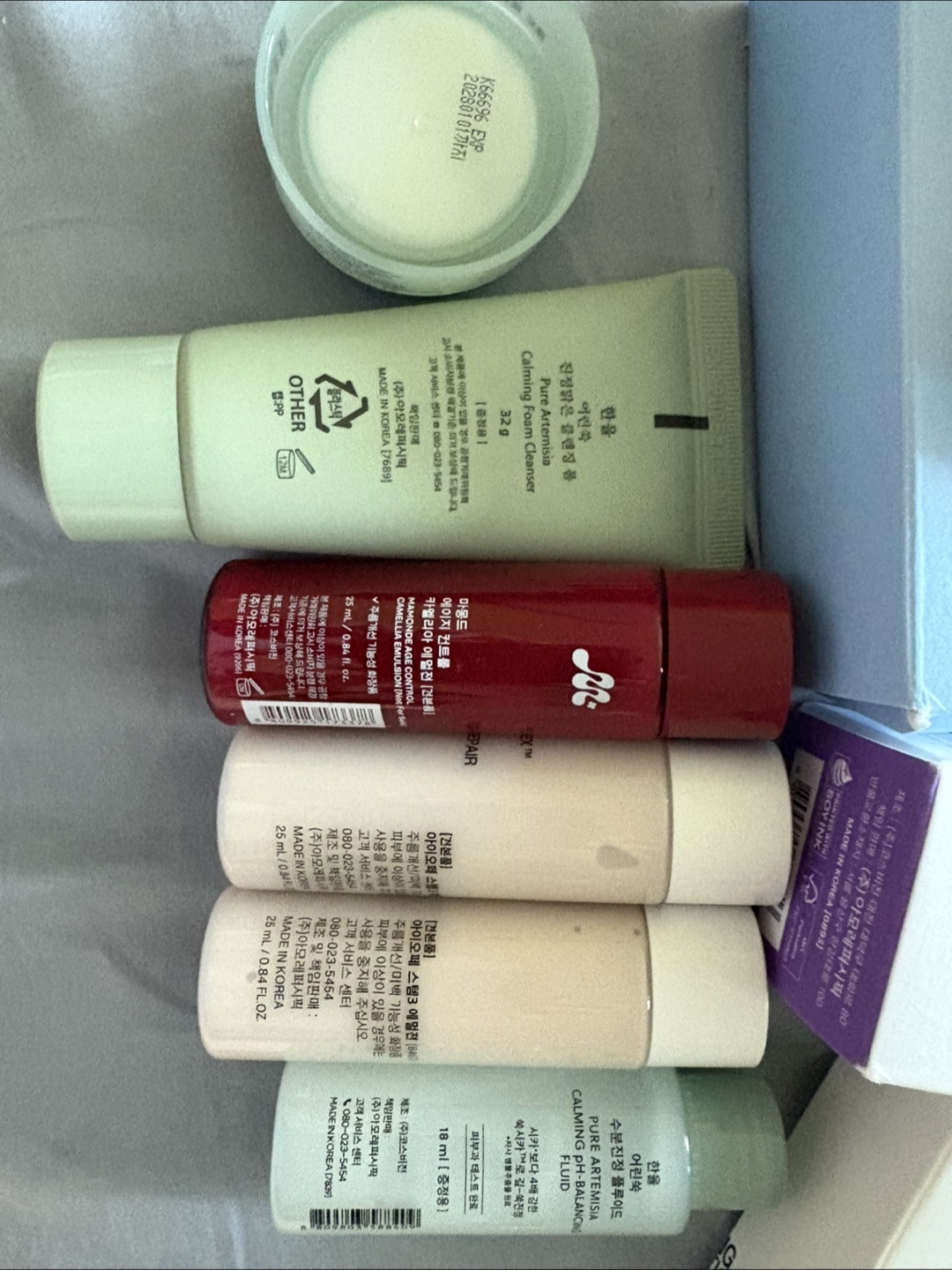 Korean skin care Hanyul Cream & Laneige Water Bank Kit - photo 2