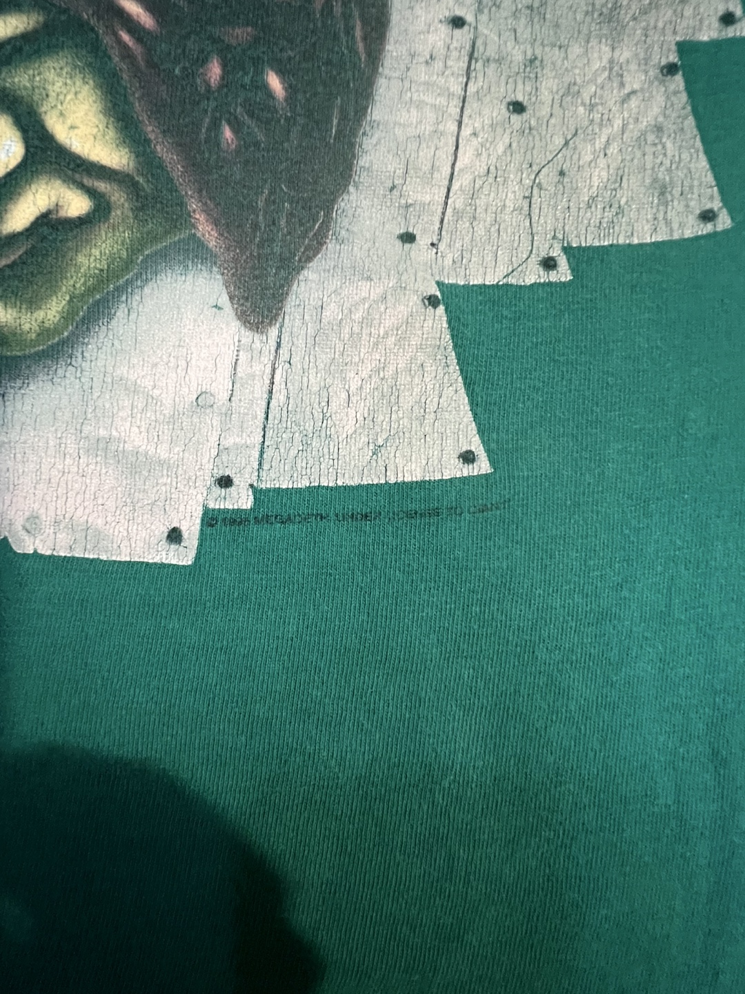 Megadeth T-Shirt Green - photo 4