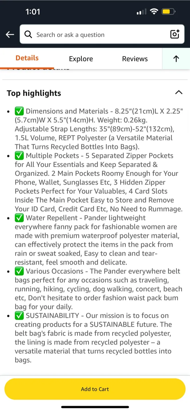 Pander Belt Bag in Seal Grey image indicator(2)