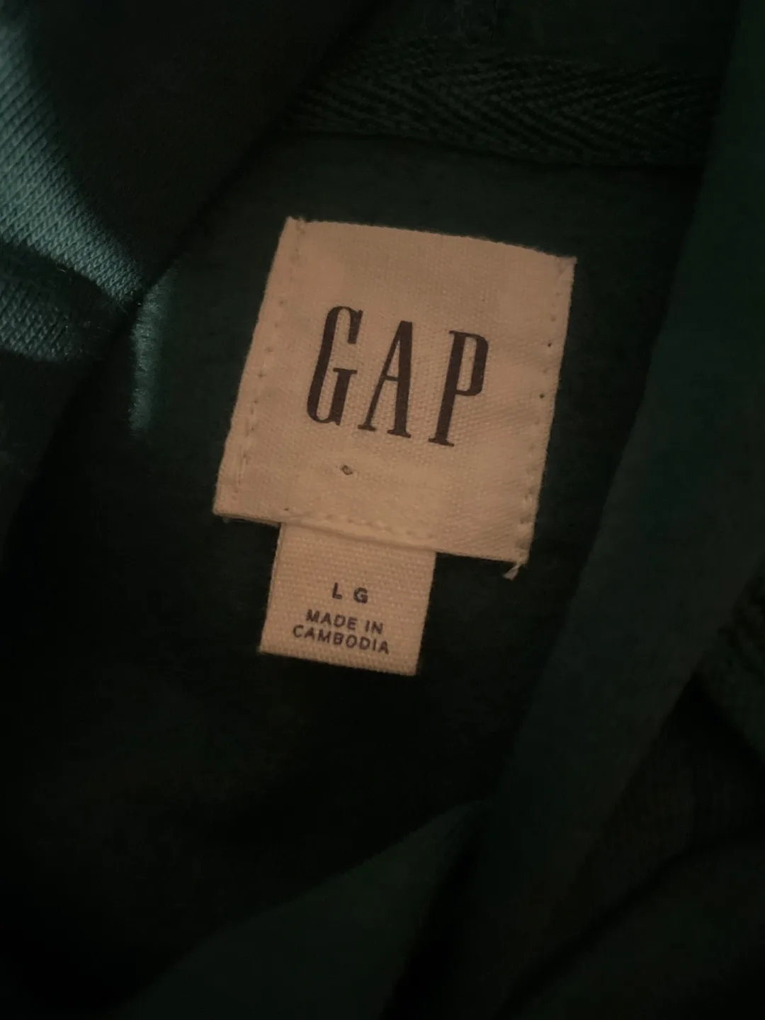 GAP Green Hoodie - Size Large image indicator(3)