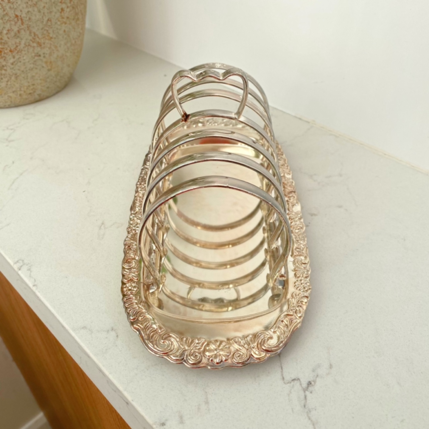 Vintage Silver Plated Toast Rack - photo 2
