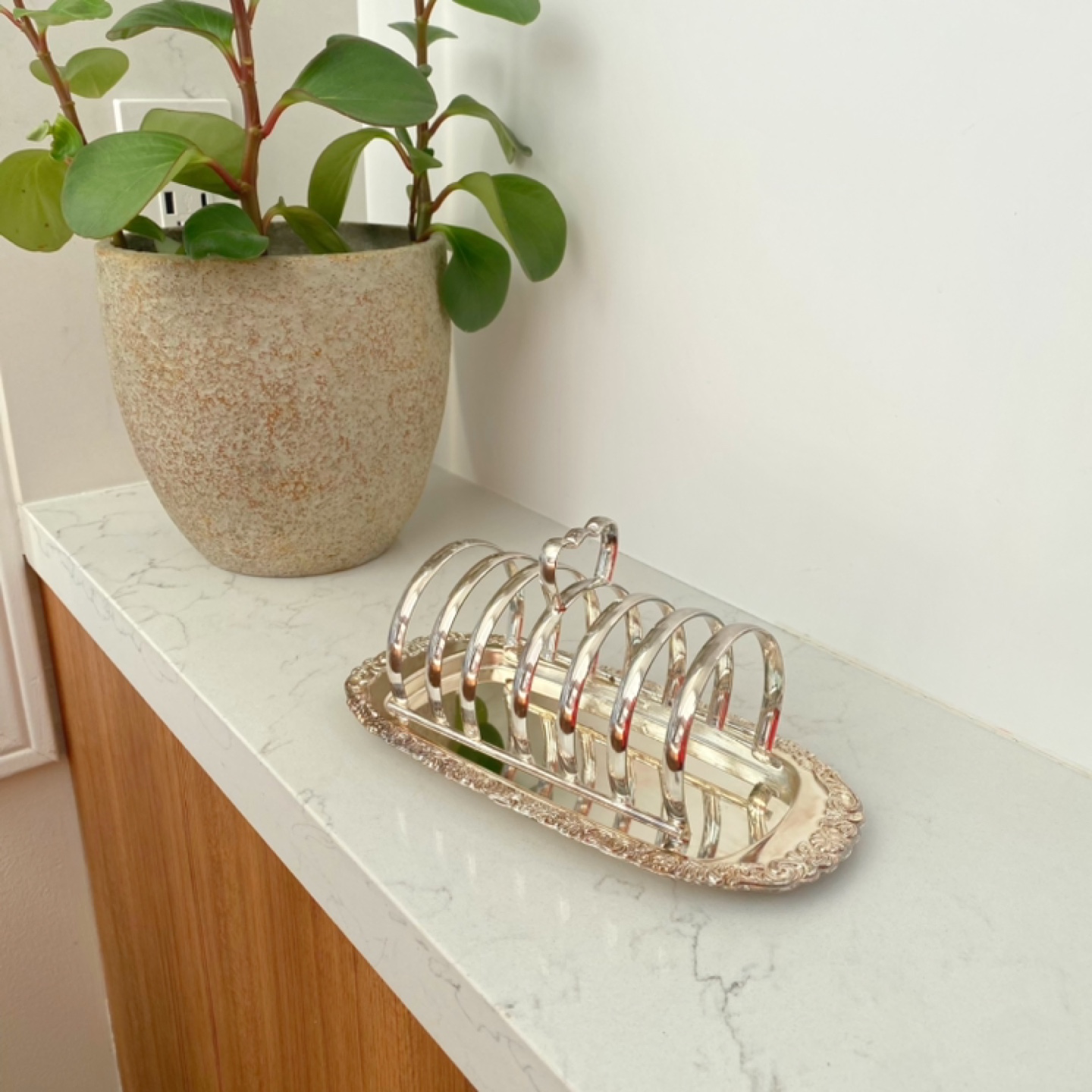 Vintage Silver Plated Toast Rack