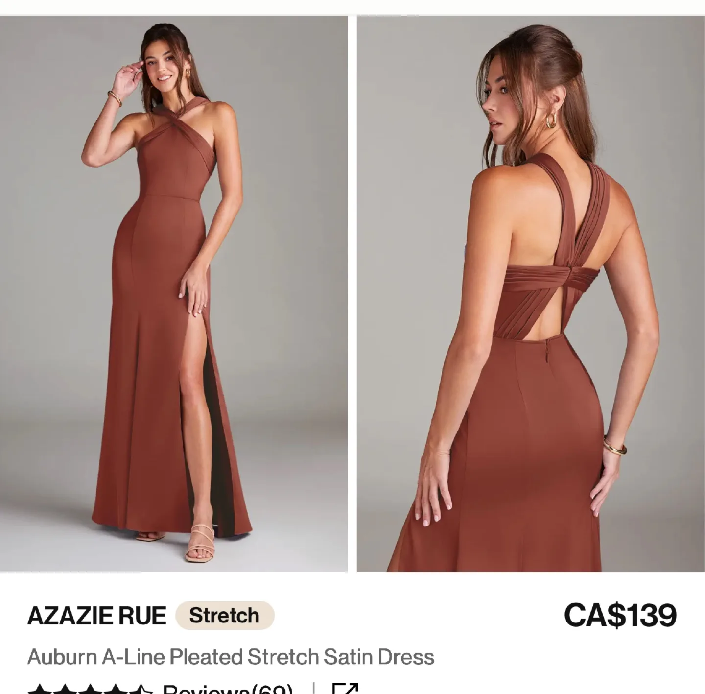 Azazie Rue Auburn Dress image indicator(4)