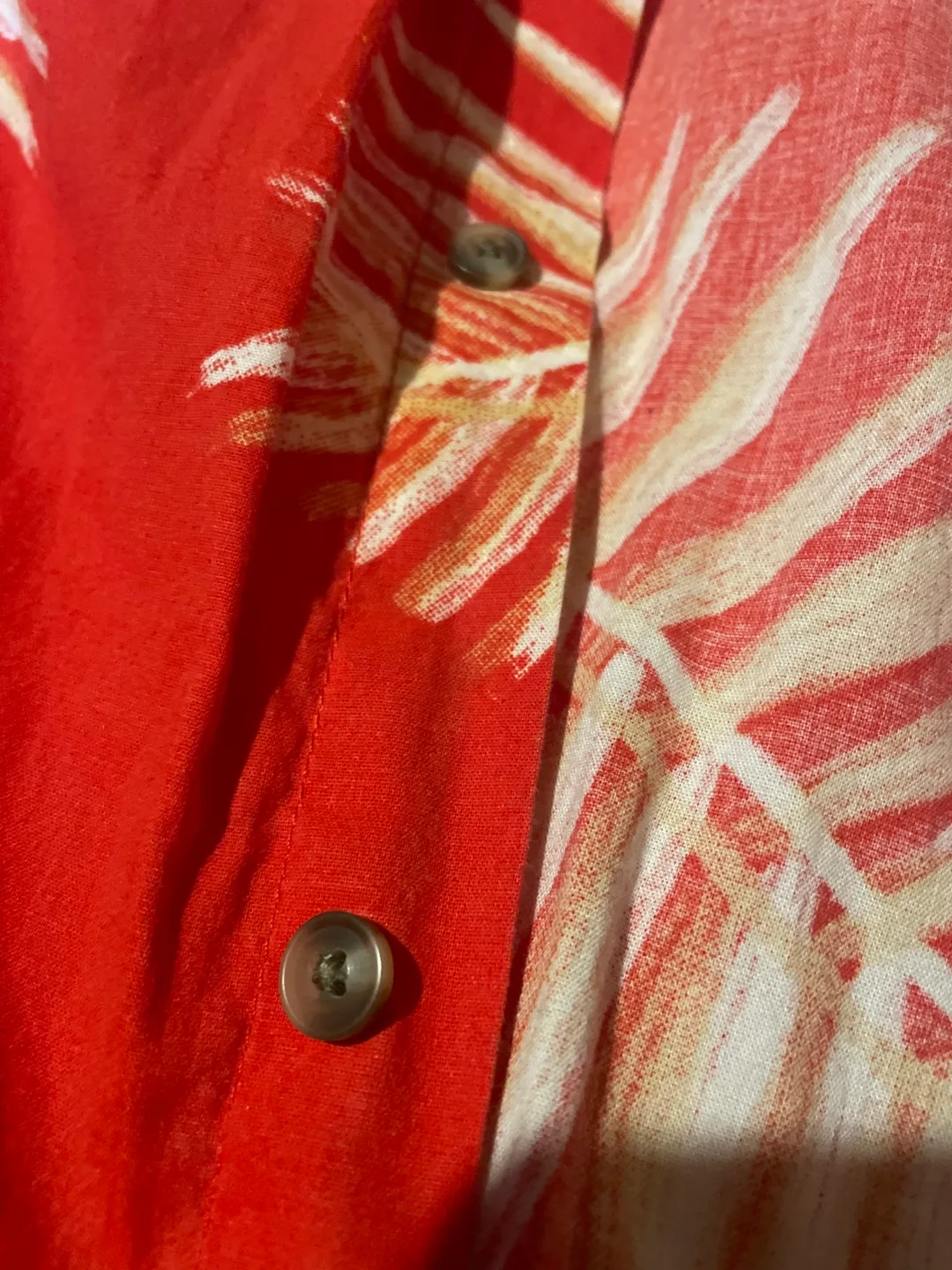 Brixton Red Palm Print Shirt - Size M image indicator(5)