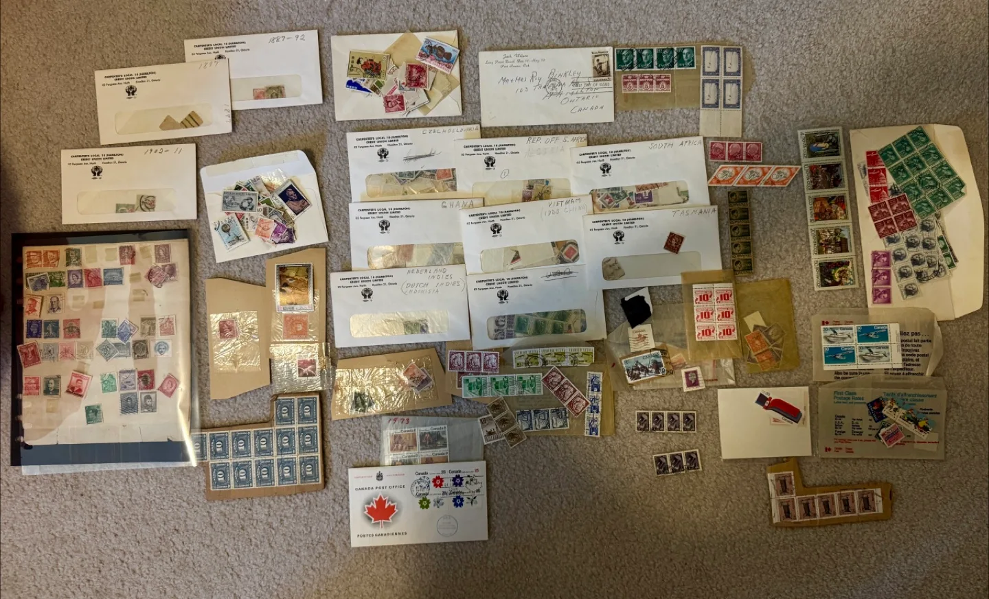 Vintage Stamp Collection new and used!