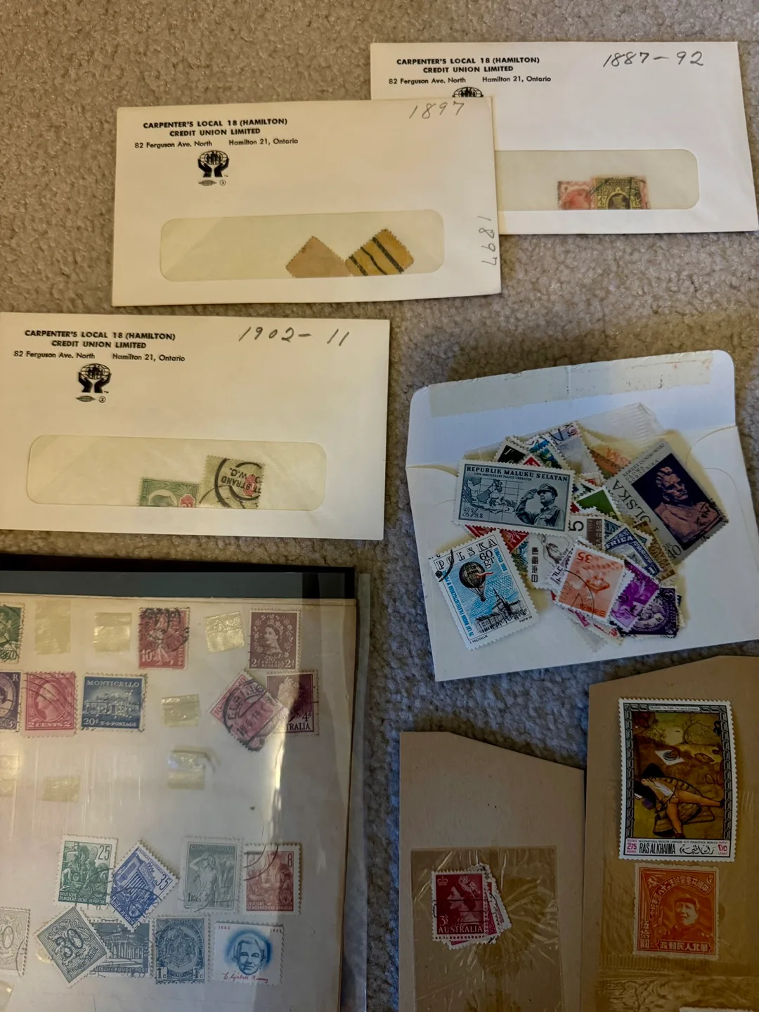 Vintage Stamp Collection new and used! image indicator(3)