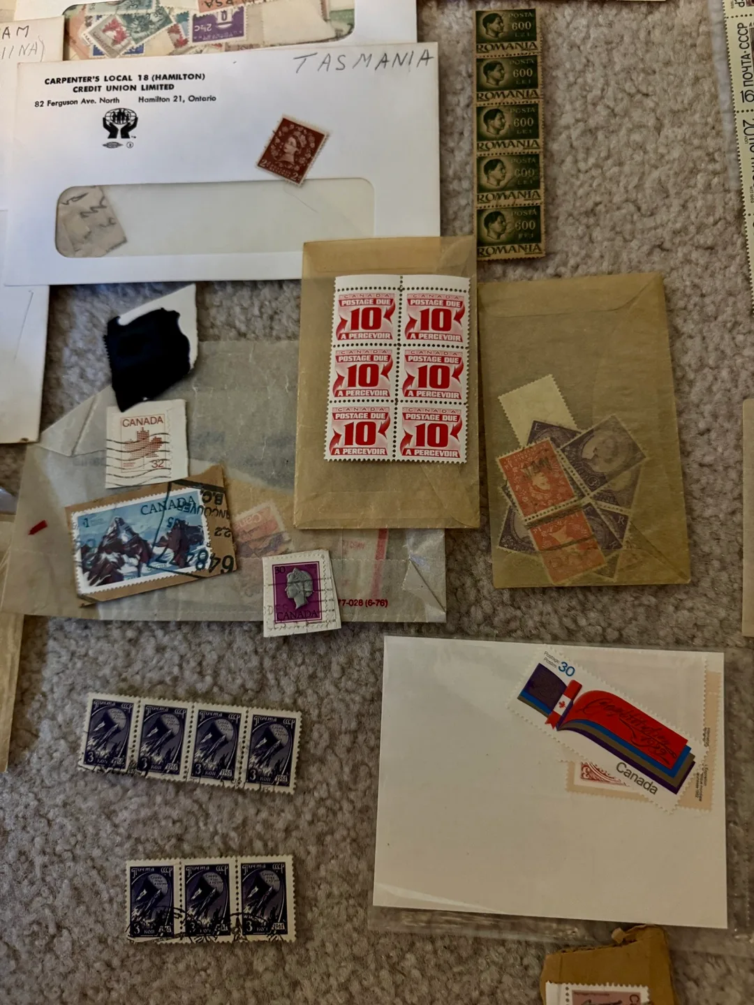 Vintage Stamp Collection new and used! image indicator(8)