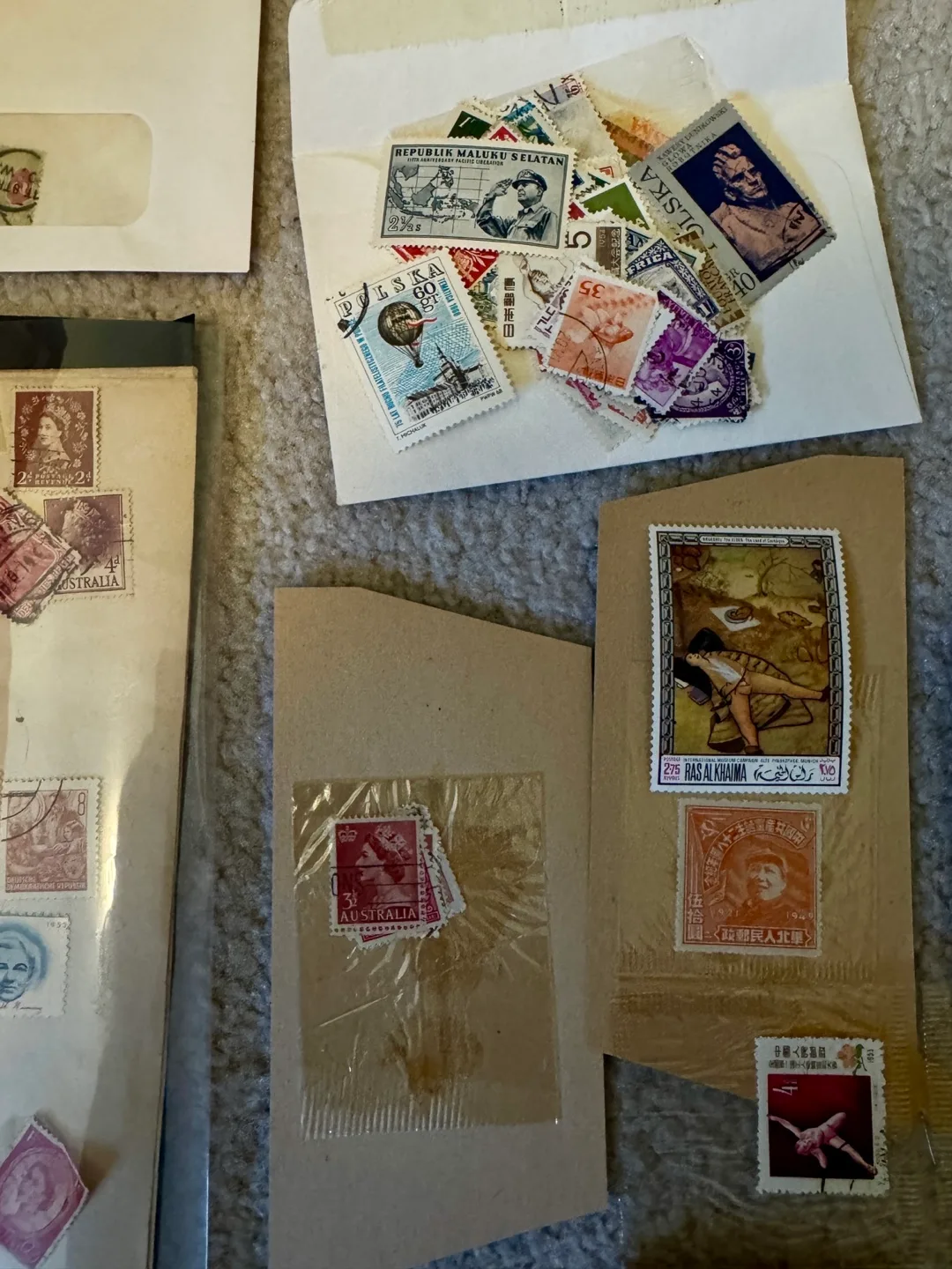 Vintage Stamp Collection new and used! image indicator(10)
