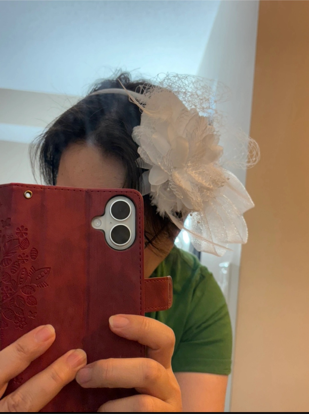 White Fascinator Headband - New - photo 4