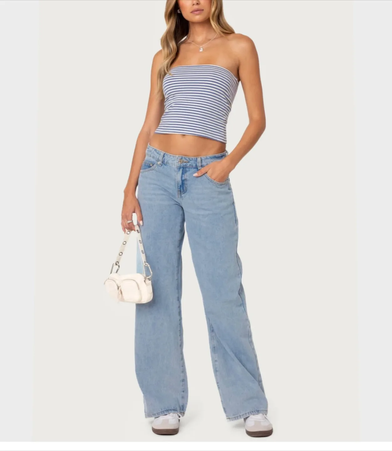 Edikted Low Rise Jeans - size small thumbnail
