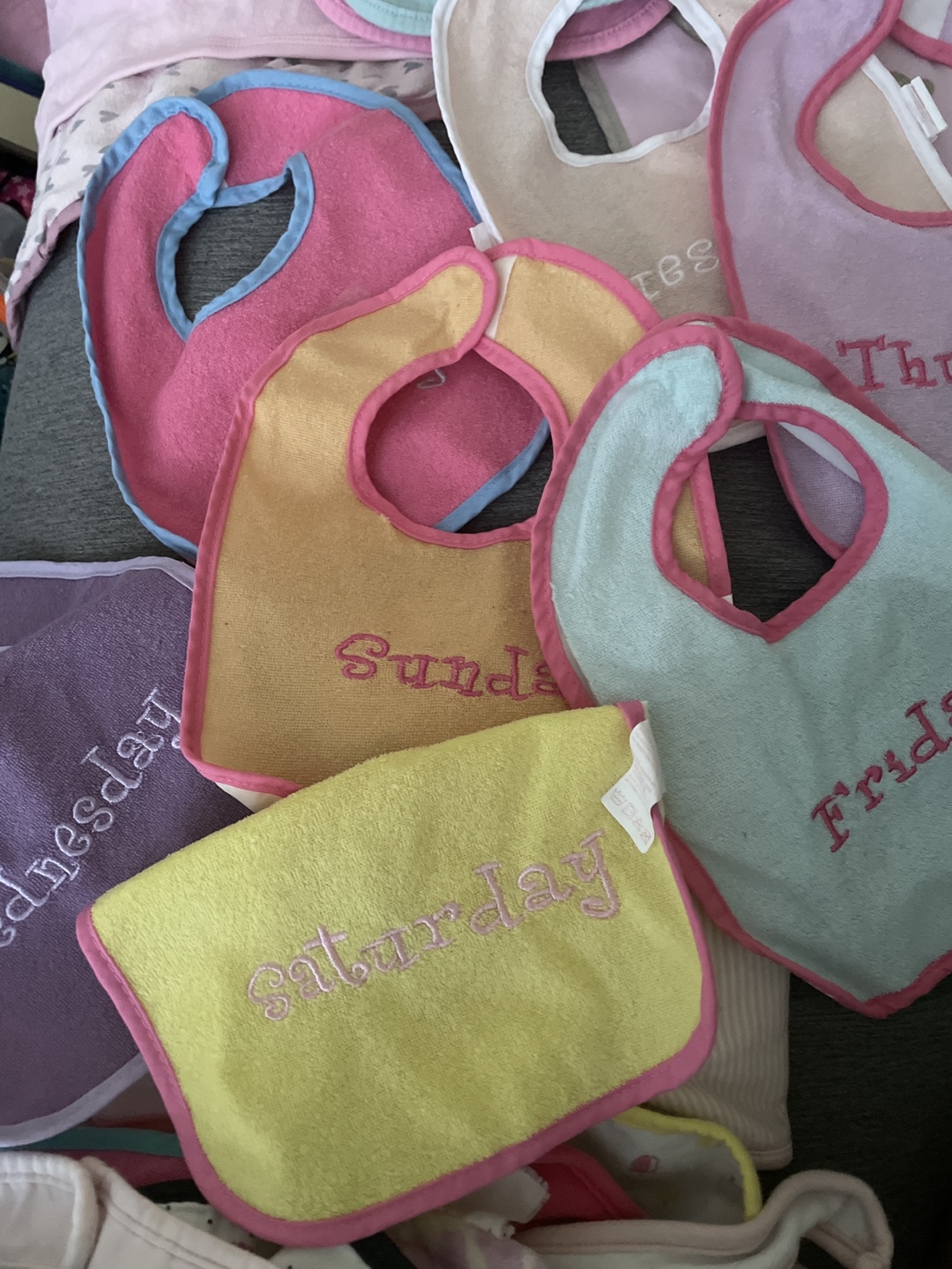 Baby Bibs - Days of the Week