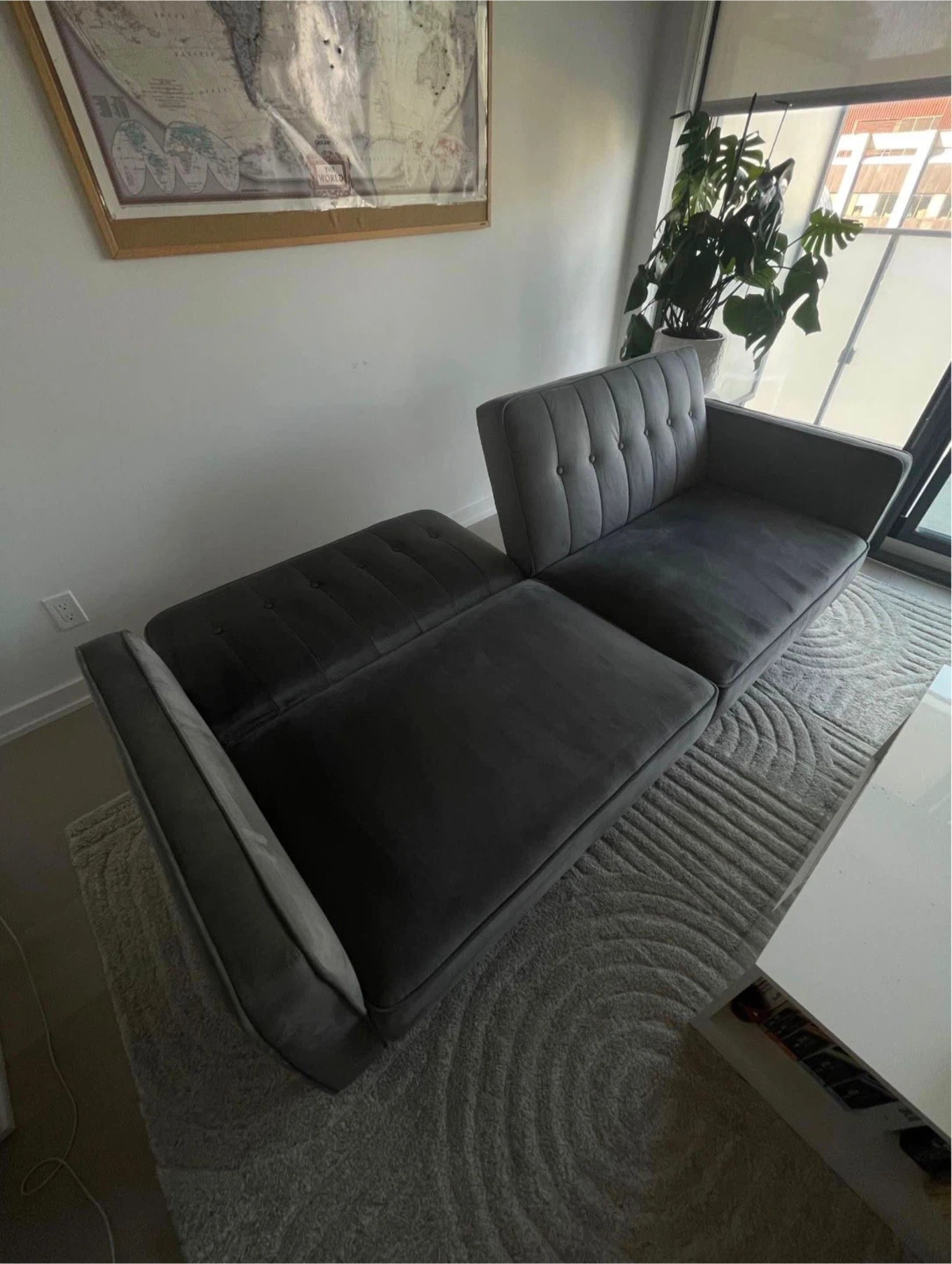 Grey Sofa Bed - photo 2