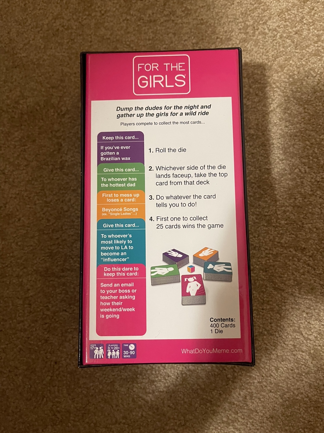 For The Girls (Card Game) - for Bachelorette Party - photo 3